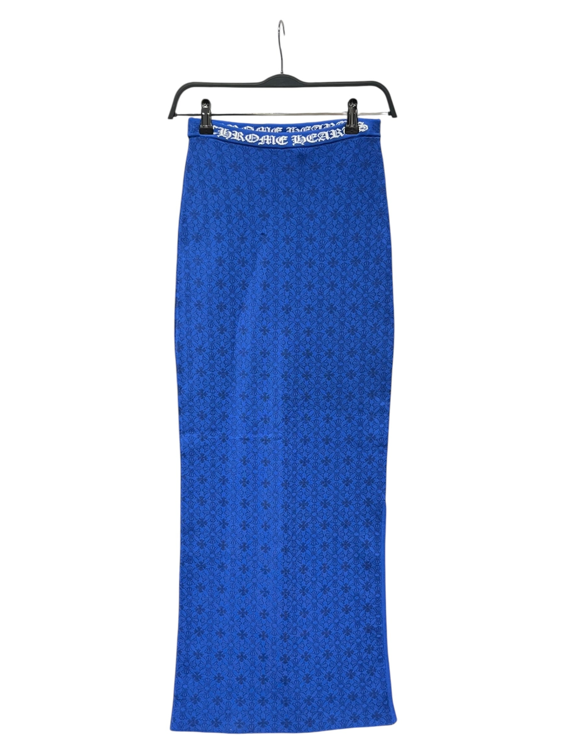 CHROME HEARTS/Long Skirt/XS/Monogram/BLU/BLUE MONOGRAM MAXI SKIRT view 1