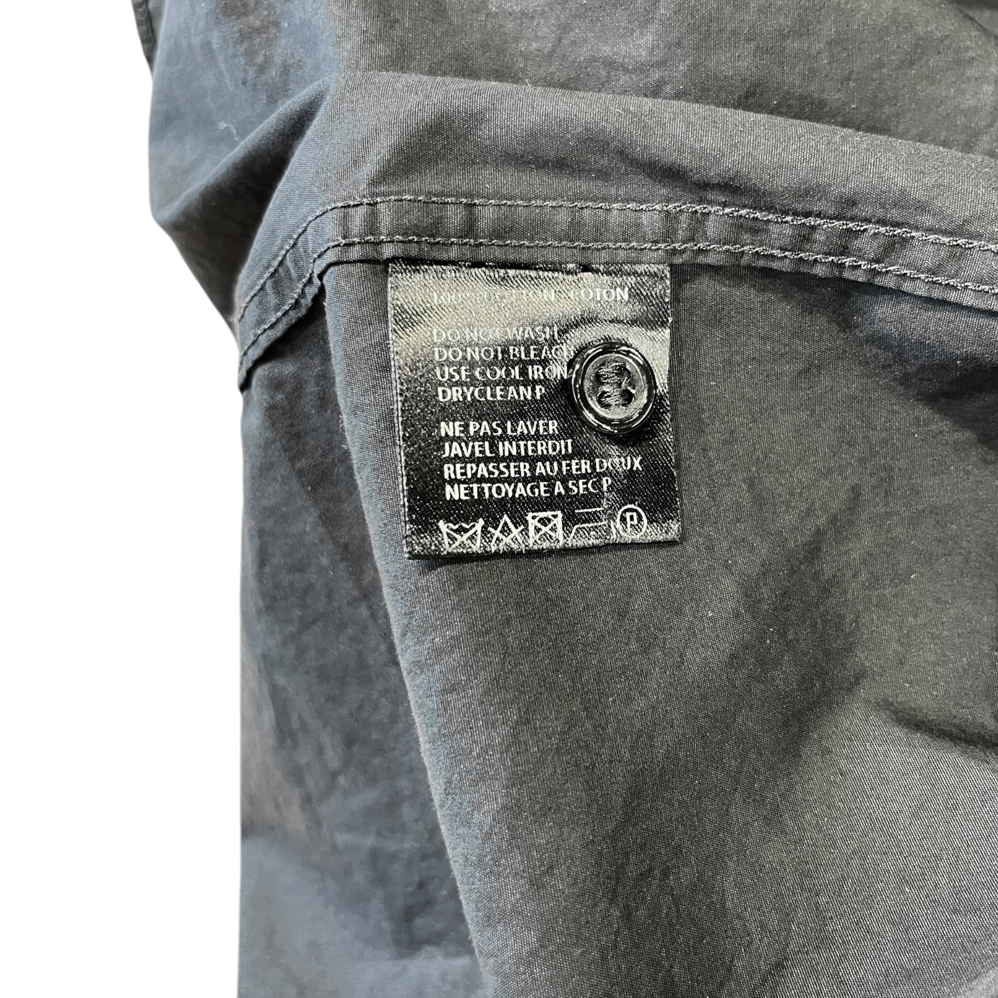 Haider Ackermann/LS Shirt/S/Cotton/BLK/Work/ view 4