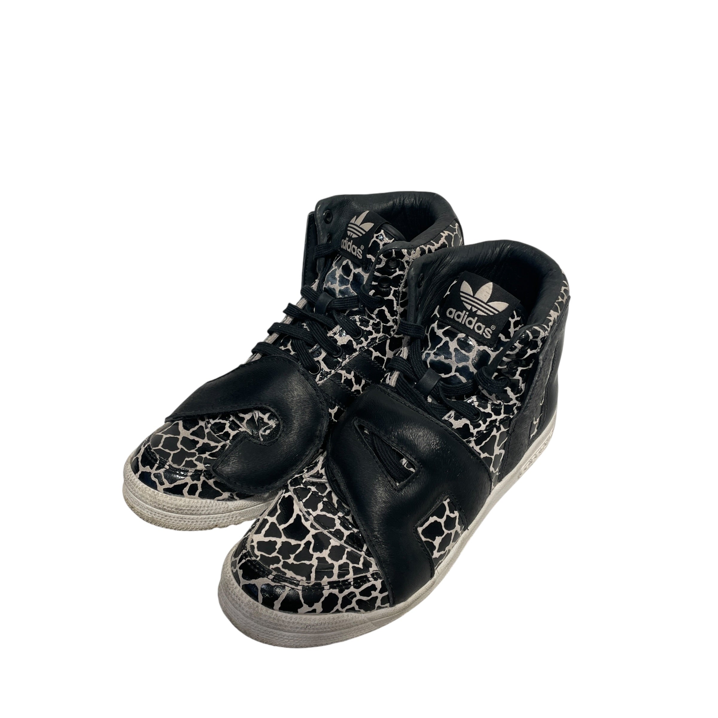 adidas/Hi-Sneakers/US 7/All Over Print/MLT/U-Tip/GIRAFFE view 2