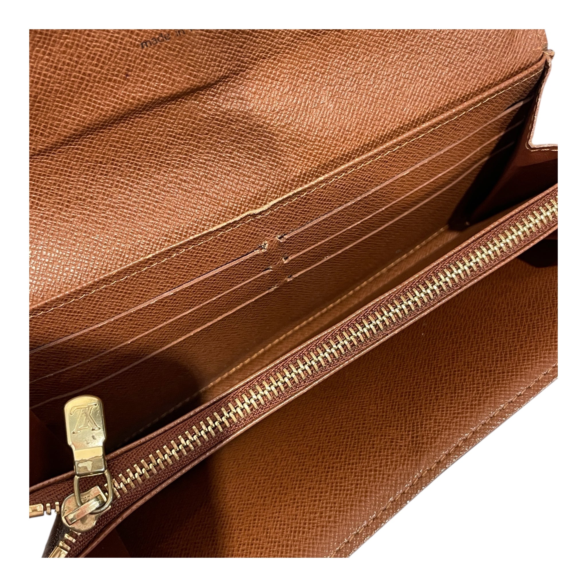 LOUIS VUITTON/Bifold Wallet/Monogram/Leather/BRW/LONG BIFOLD MONOGRAM WALLET view 5
