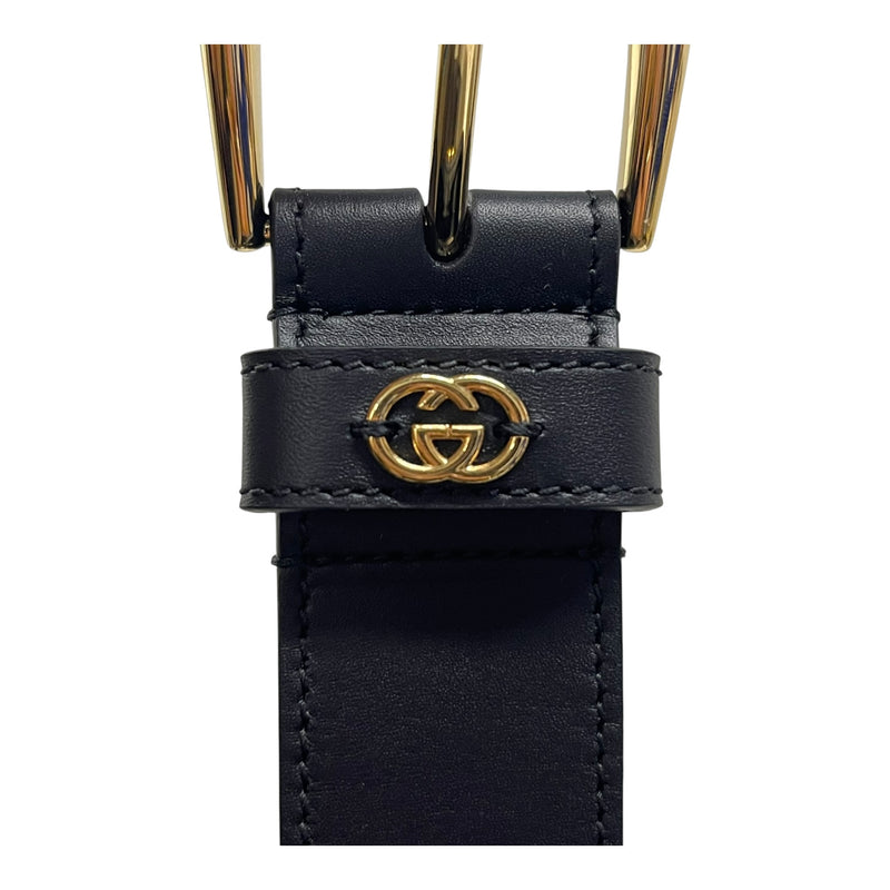 GUCCI/Belt/Leather/BLK/nwt