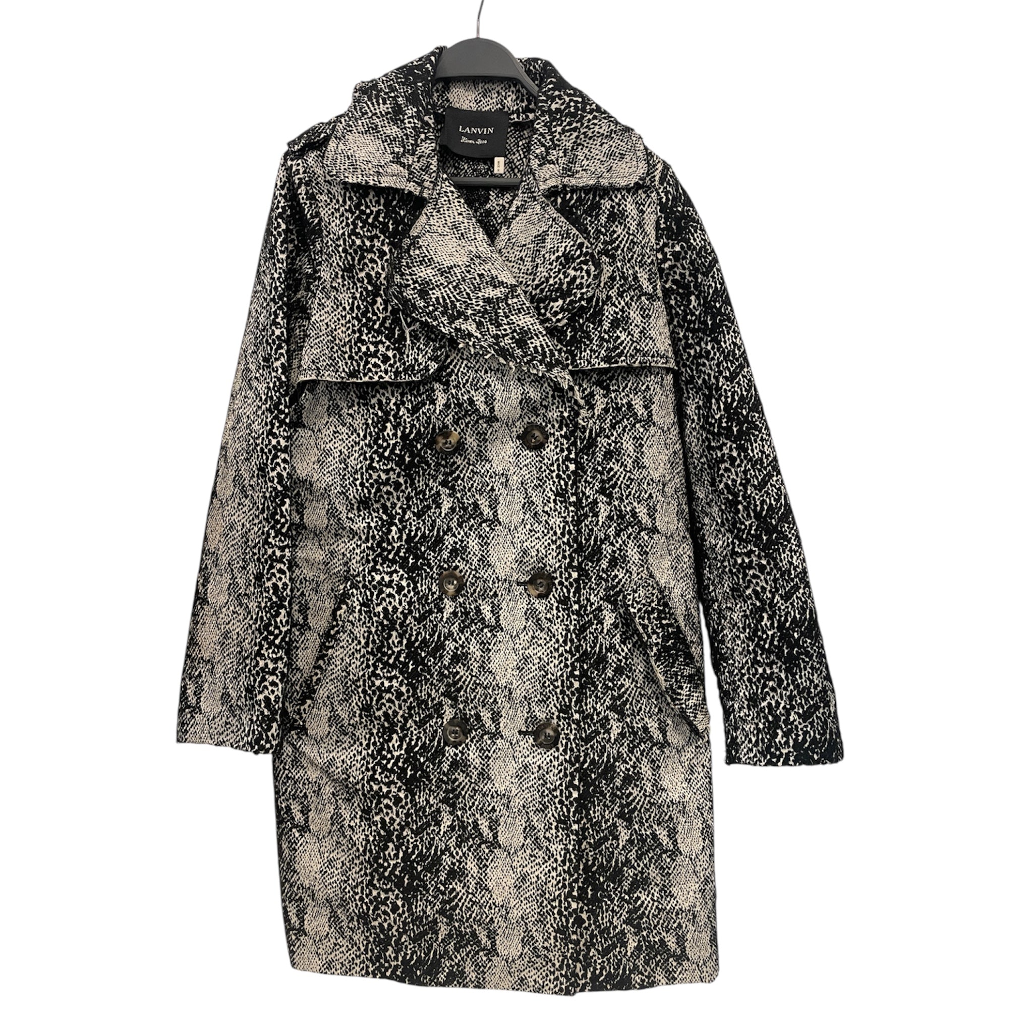 LANVIN/Jacket/38/All Over Print/Cotton/MLT/LANVIN BLK/WHT JKY 2014 view 1