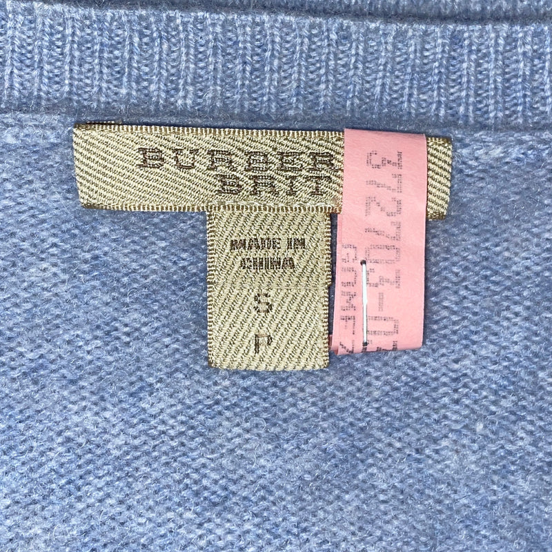 BURBERRY BRIT/Sweater/S/Cashmere/BLU/