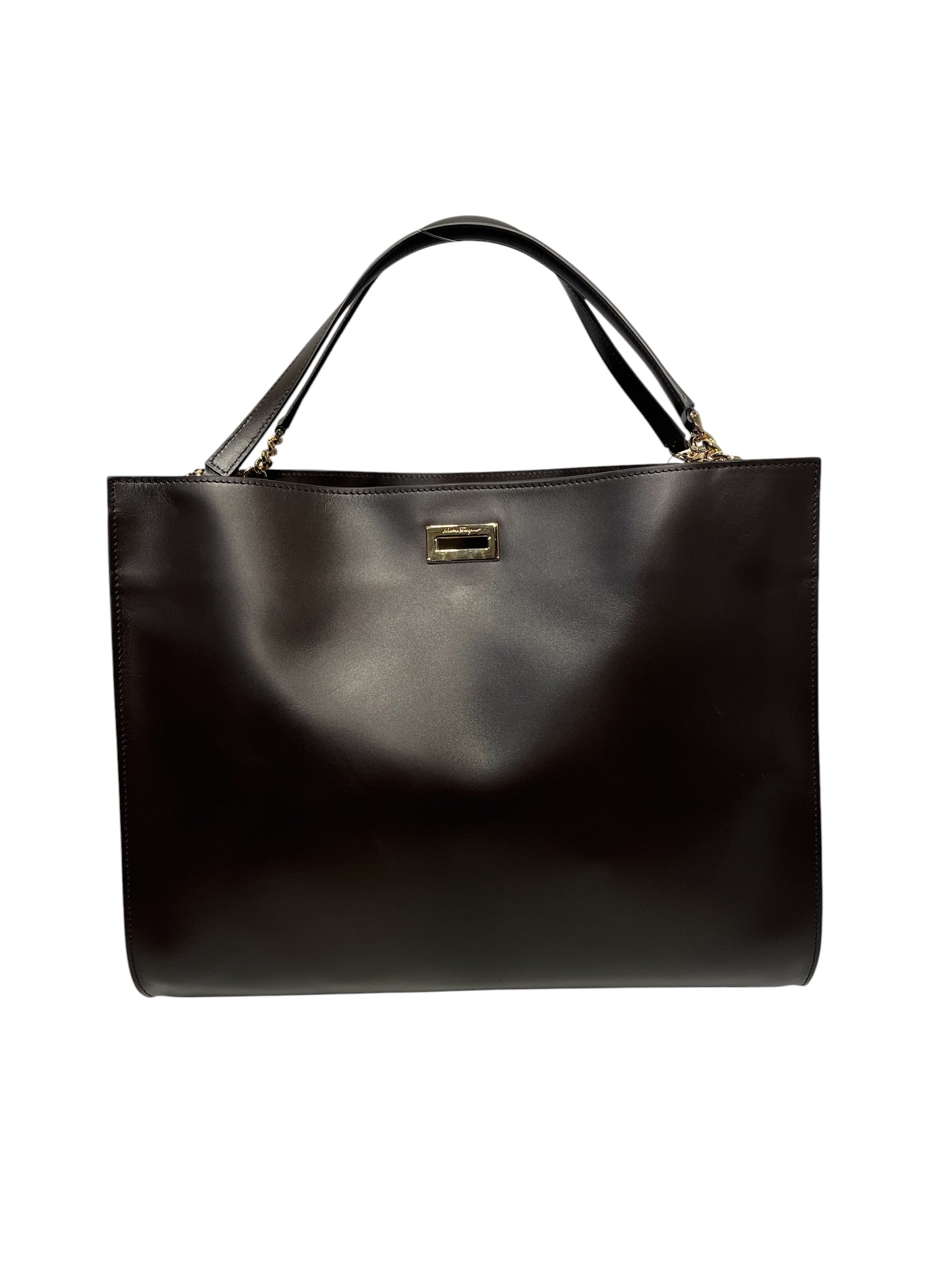 Salvatore Ferragamo/Bag/Leather/BRD/TAFOLIO GANCINI TOTE view 1