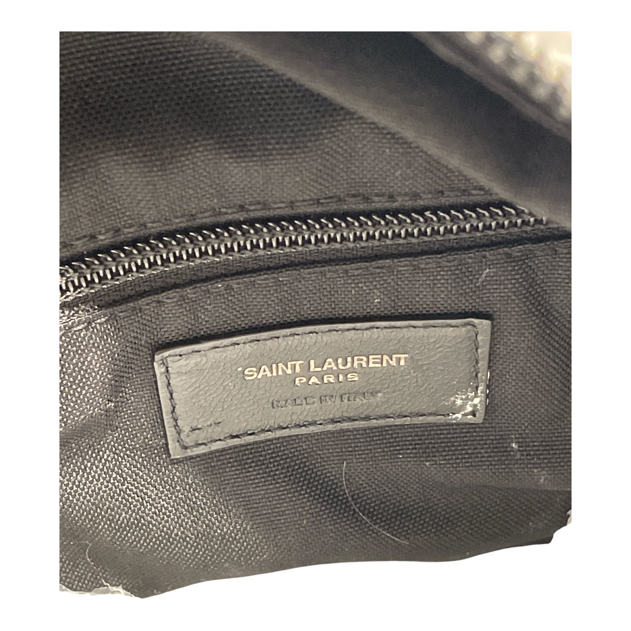 SAINT LAURENT/Cross Body Bag/Nylon/SLV/travel cross body view 3
