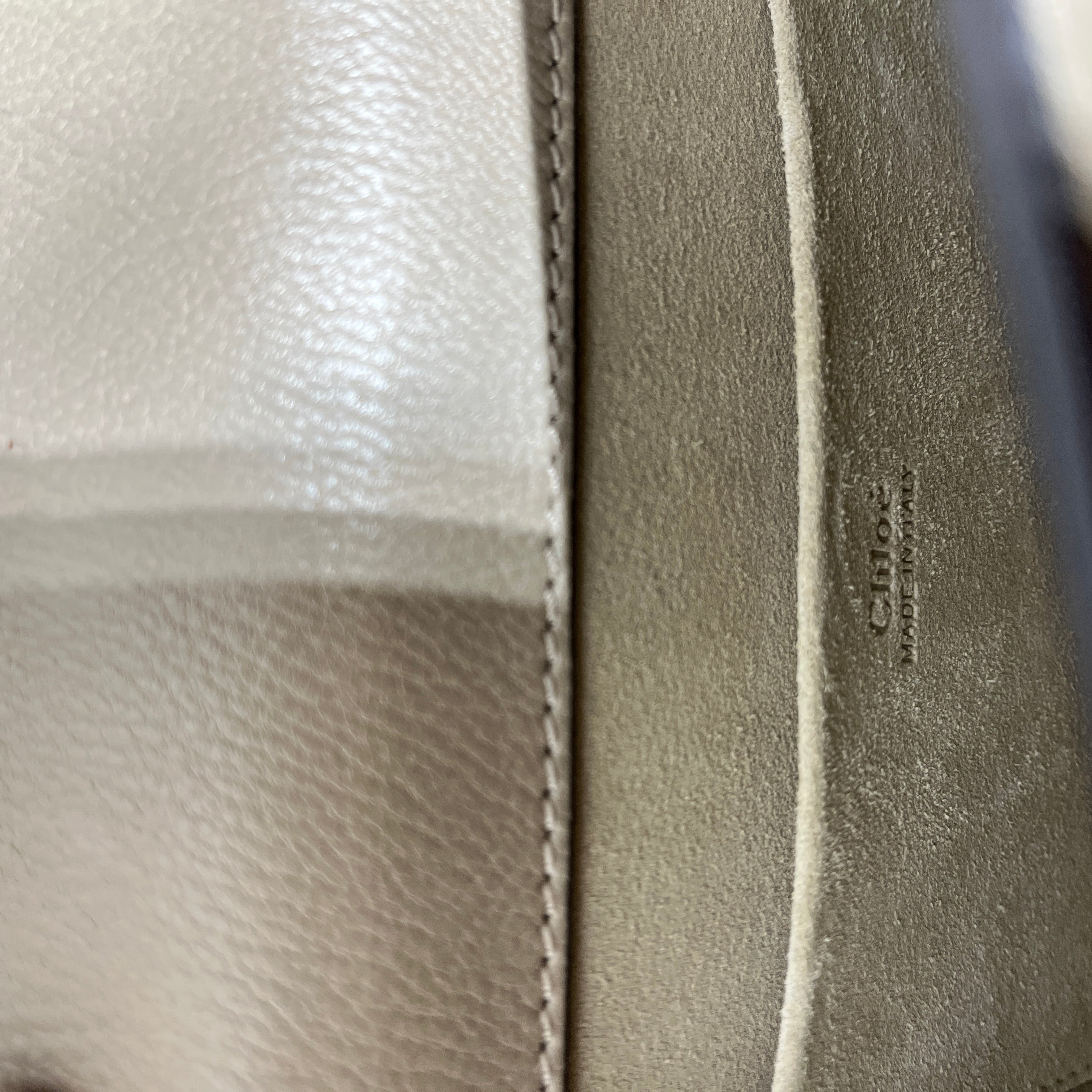 Chloe/Cross Body Bag/Leather/GRY/Nile Crossbody view 3