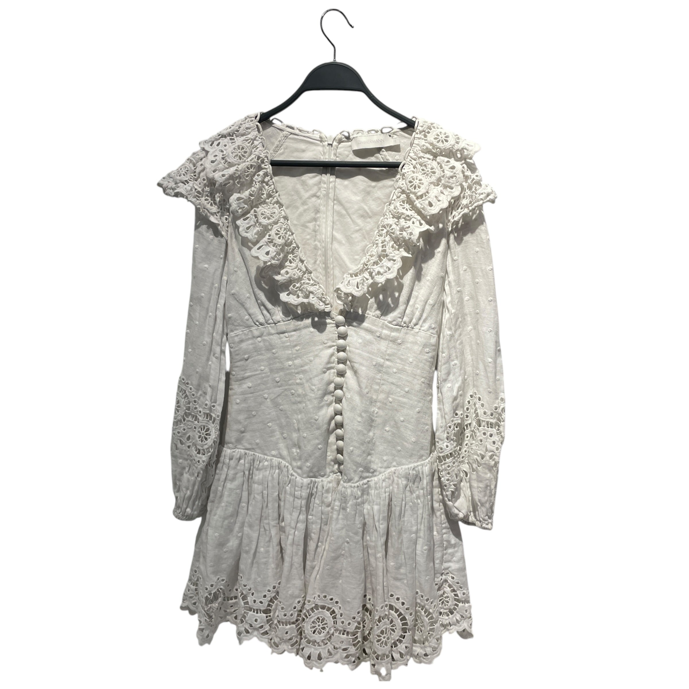 Zimmermann/SL Dress/1/Linen/WHT/bONITA view 1