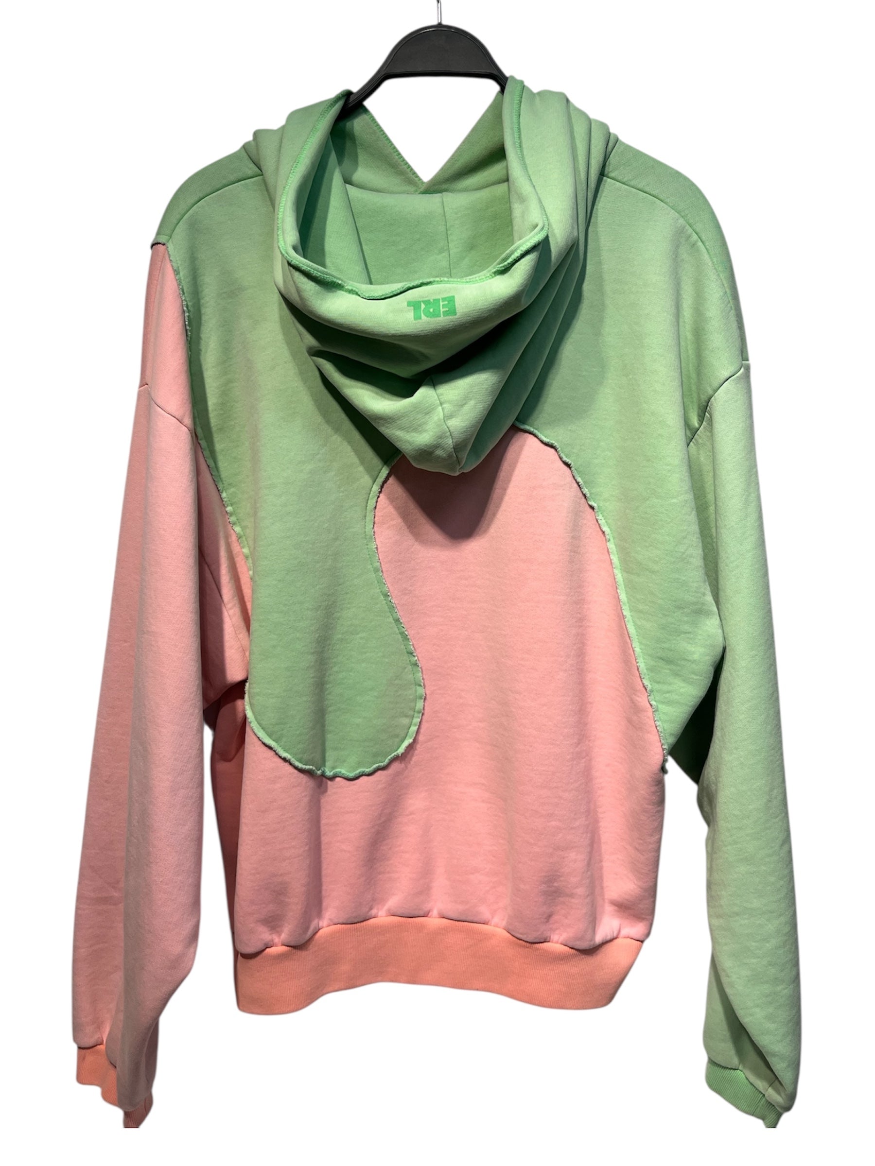 ERL/Hoodie/L/Cotton/MLT/SWIRL HOODIE (PINK & GREEN) view 2