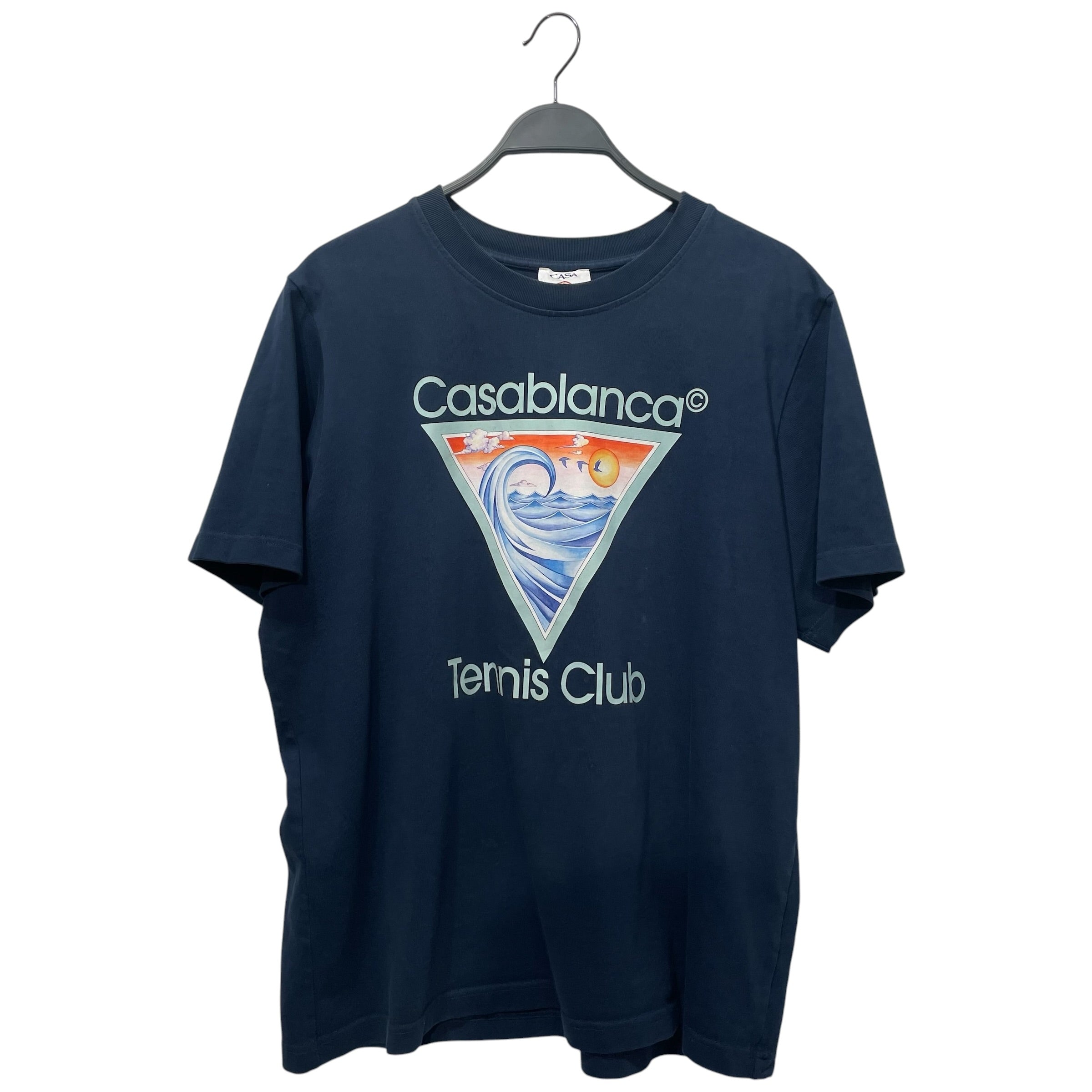 CASABLANCA/T-Shirt/L/Cotton/NVY/Graphic/Tennis Club view 1