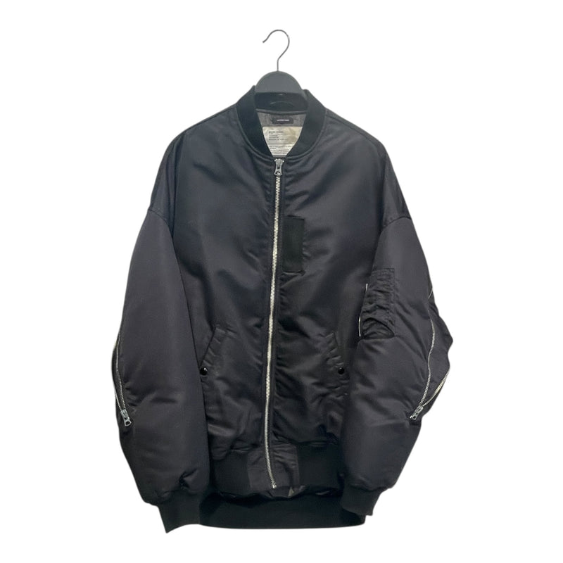 R13/Jacket/M/Nylon/BLK/ZIP OUT DOWN BOMBER