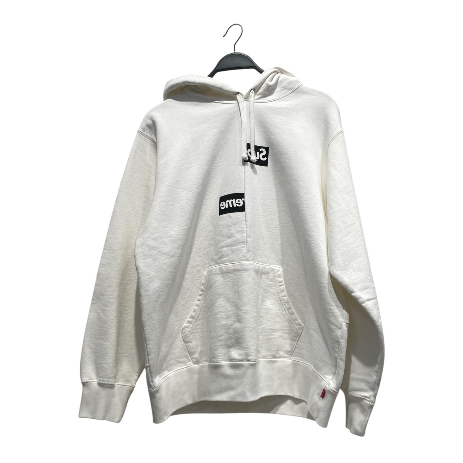 Supreme/COMME des GARCONS/Hoodie/L/WHT/SUPREME X CDG HOODIE view 1