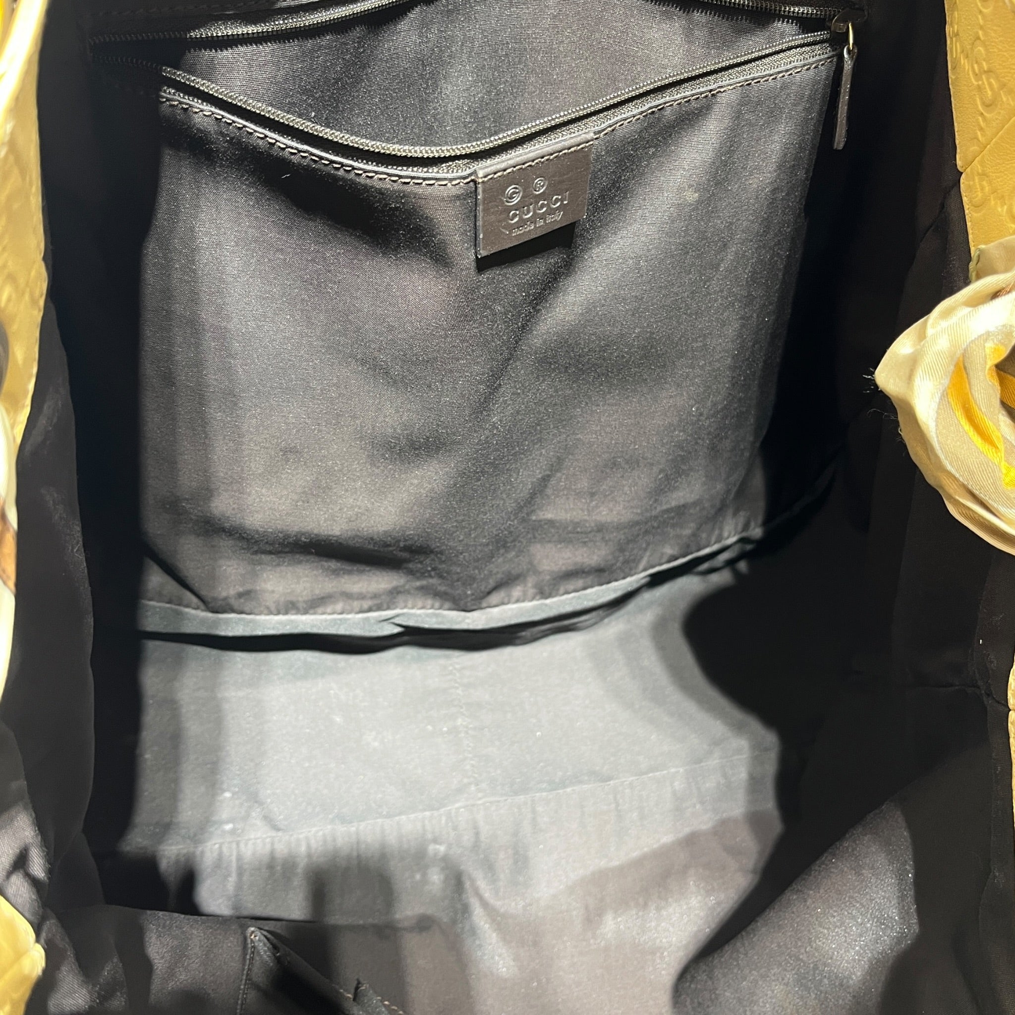 GUCCI/Hand Bag/Leather/BEG/Positano Tote Bag view 4