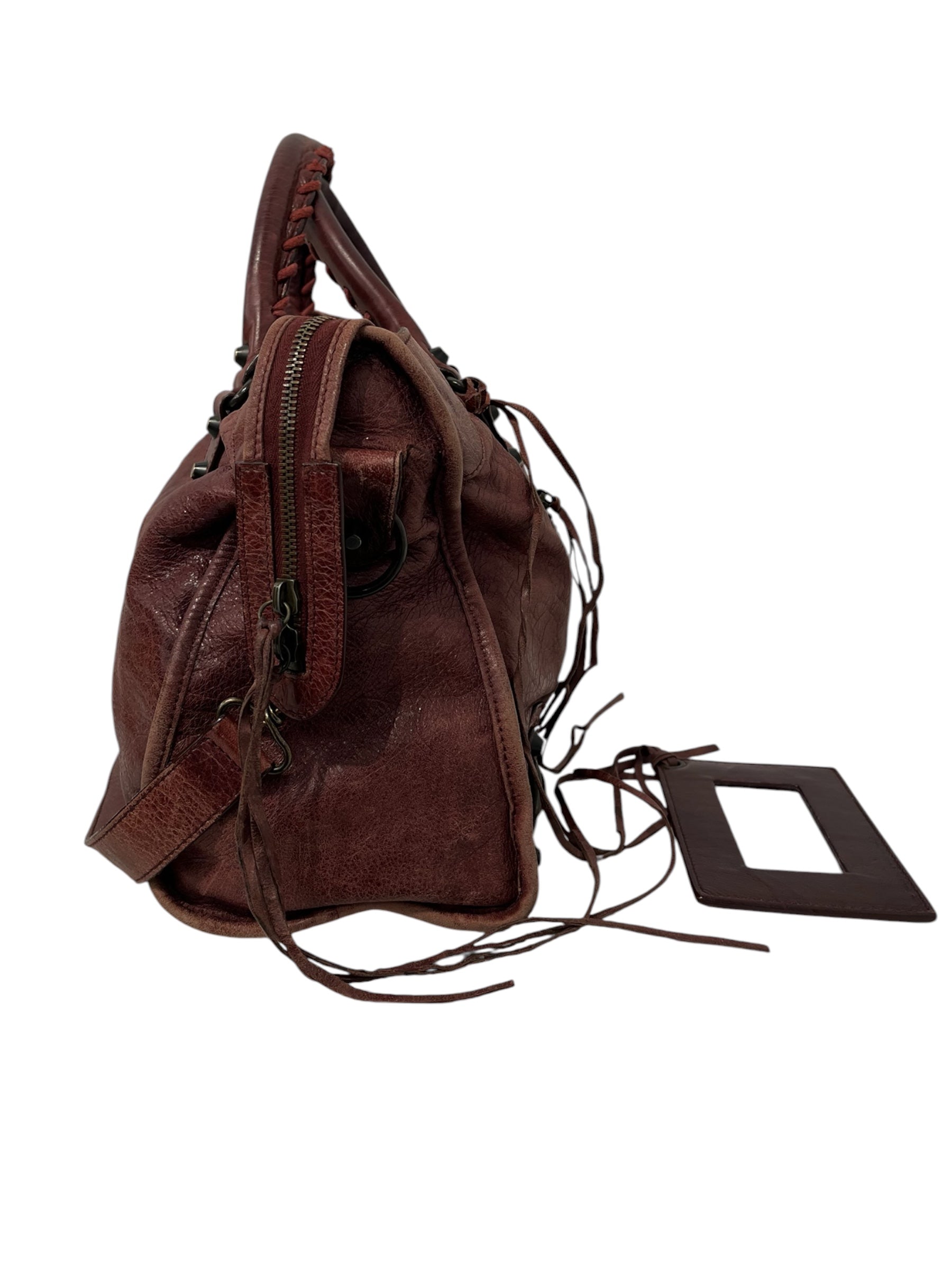 BALENCIAGA/Bag/Leather/BRD/MEDIUM LE CITY BAG view 3
