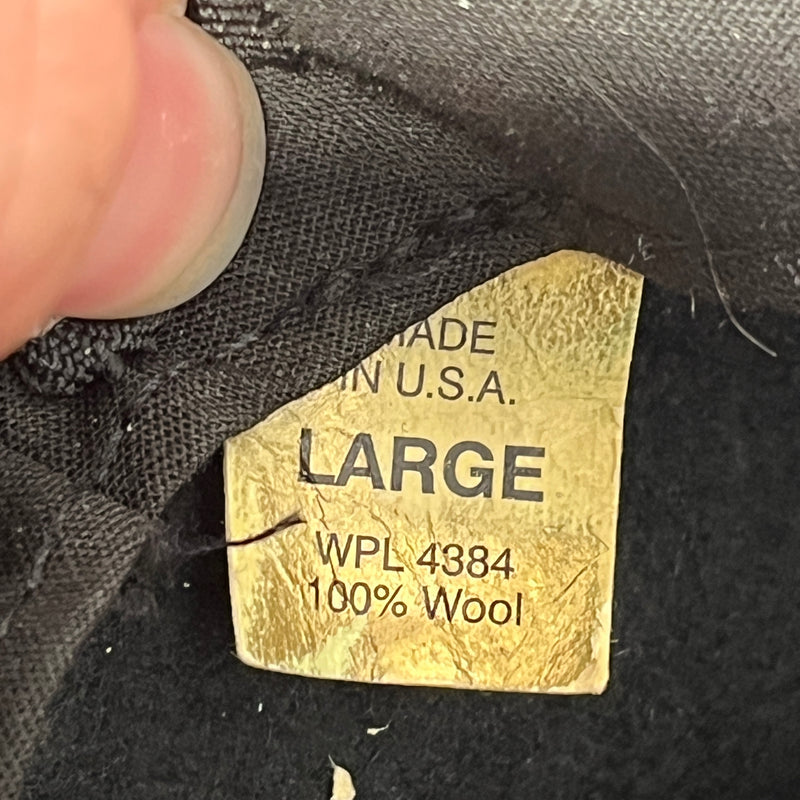 HARLEY DAVIDSON/Vintage/Hat/OS/Wool/BLK/VINTAGE MADE IN USA HARLEY HAT