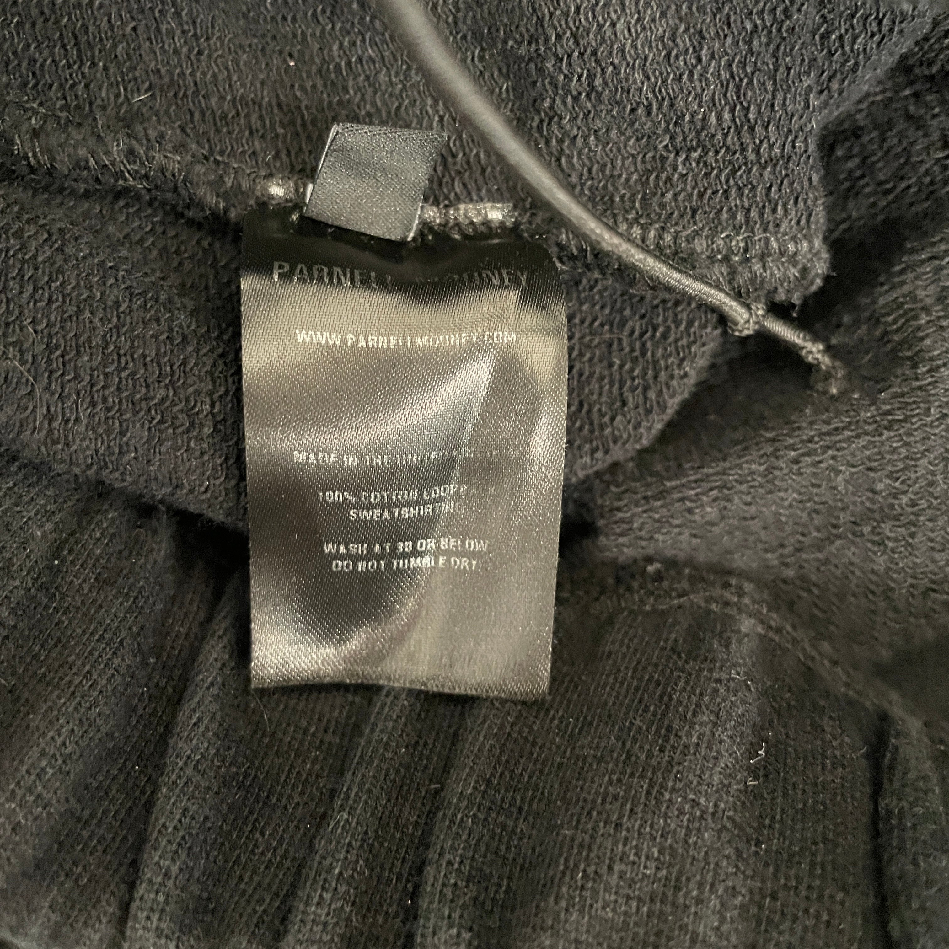 PARNELL MOONEY/Hoodie/XL/Cotton/BLK/PANELED FRENCH TERRY view 4