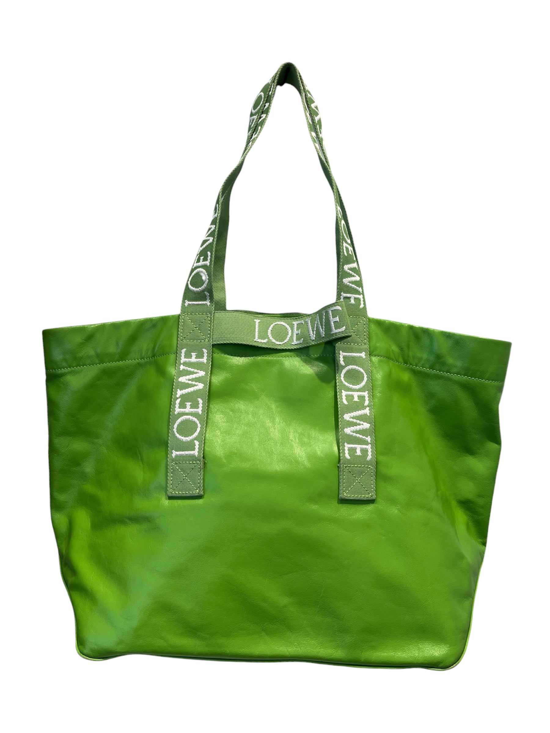 LOEWE/Tote Bag/Leather/GRN/062132 view 1