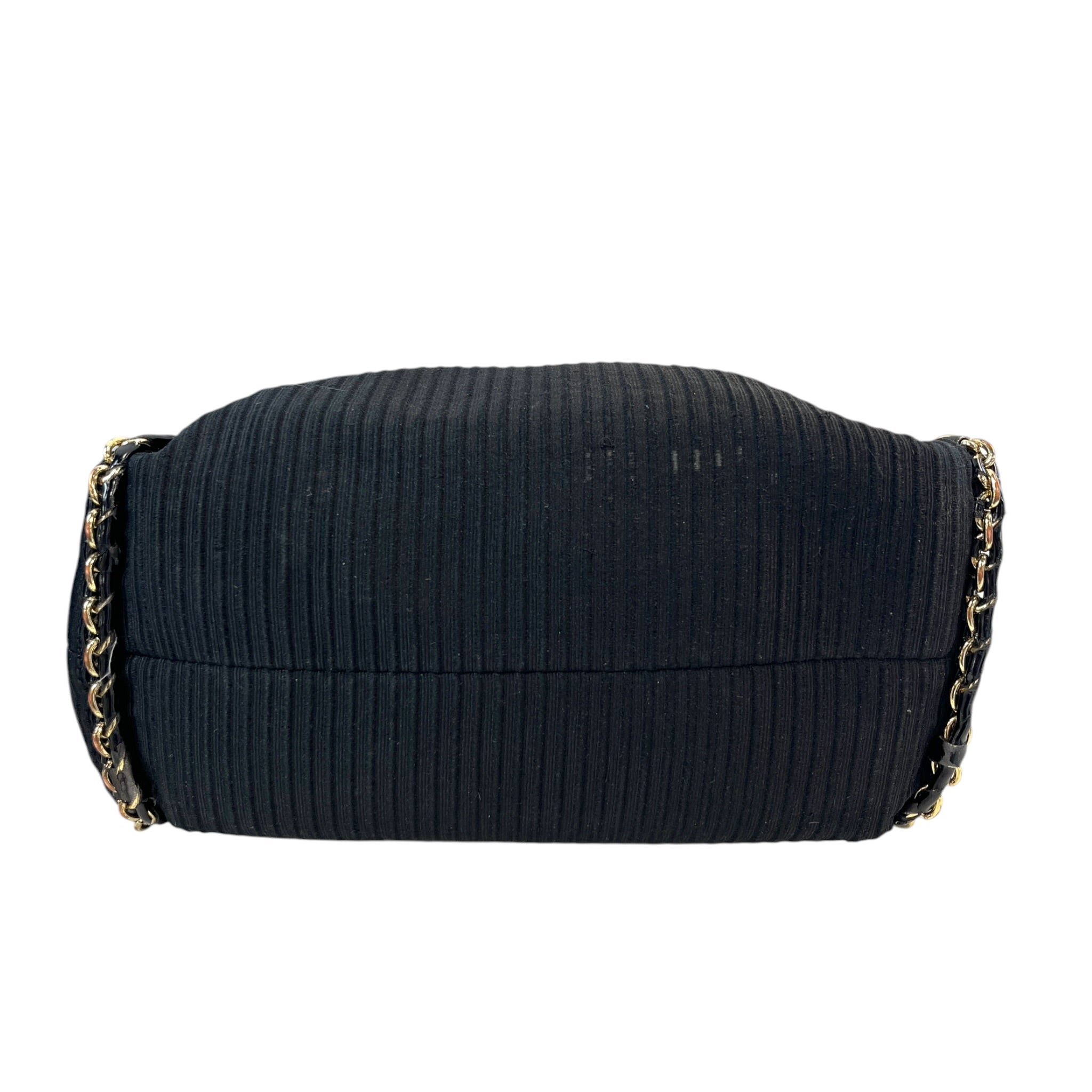 LOVE MOSCHINO/Hand Bag/Polyester/BLK/GOLD CHAIN view 3