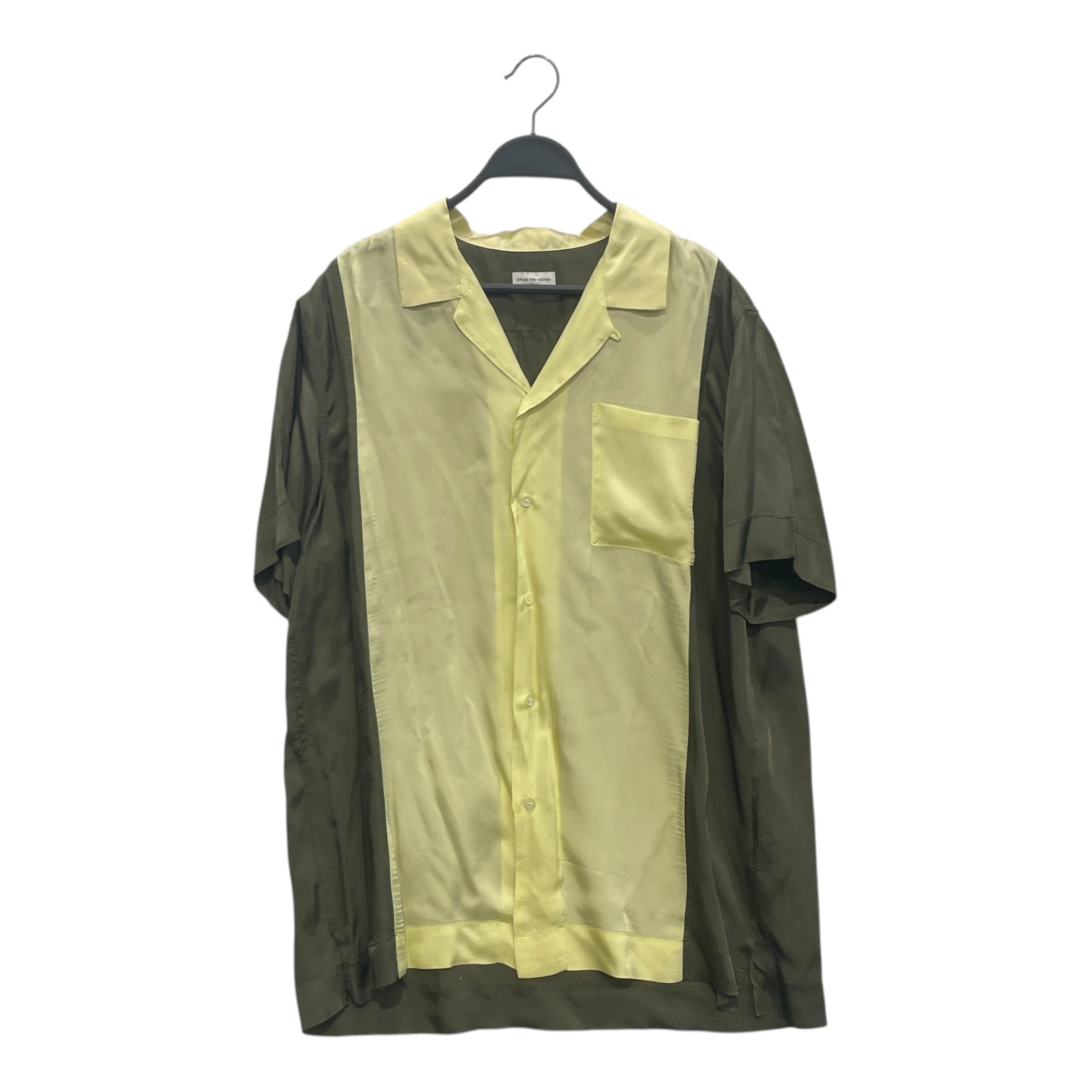 DRIES VAN NOTEN/SS Shirt/XL/GRN/YELLOW view 1