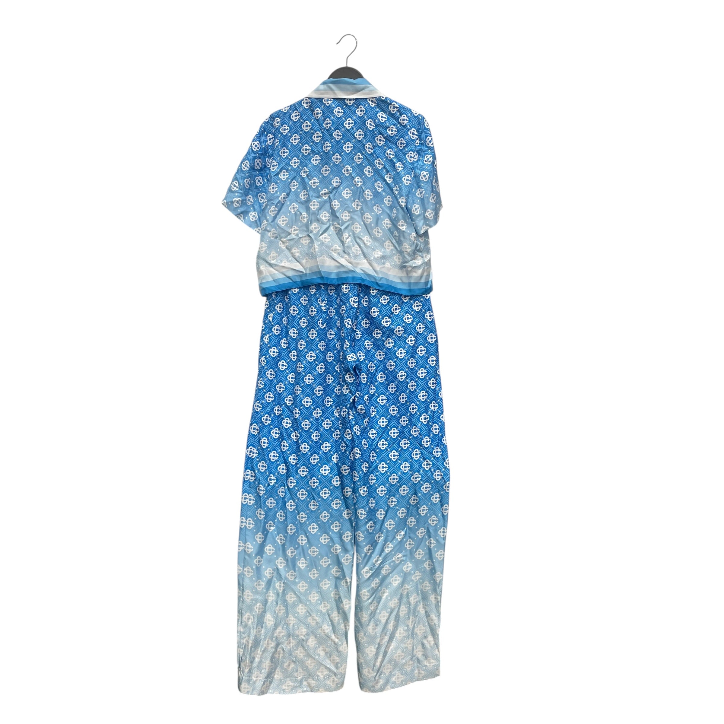 CASABLANCA/T&B Set/S/Monogram/Silk/BLU/100% SIL BEACH SET view 2