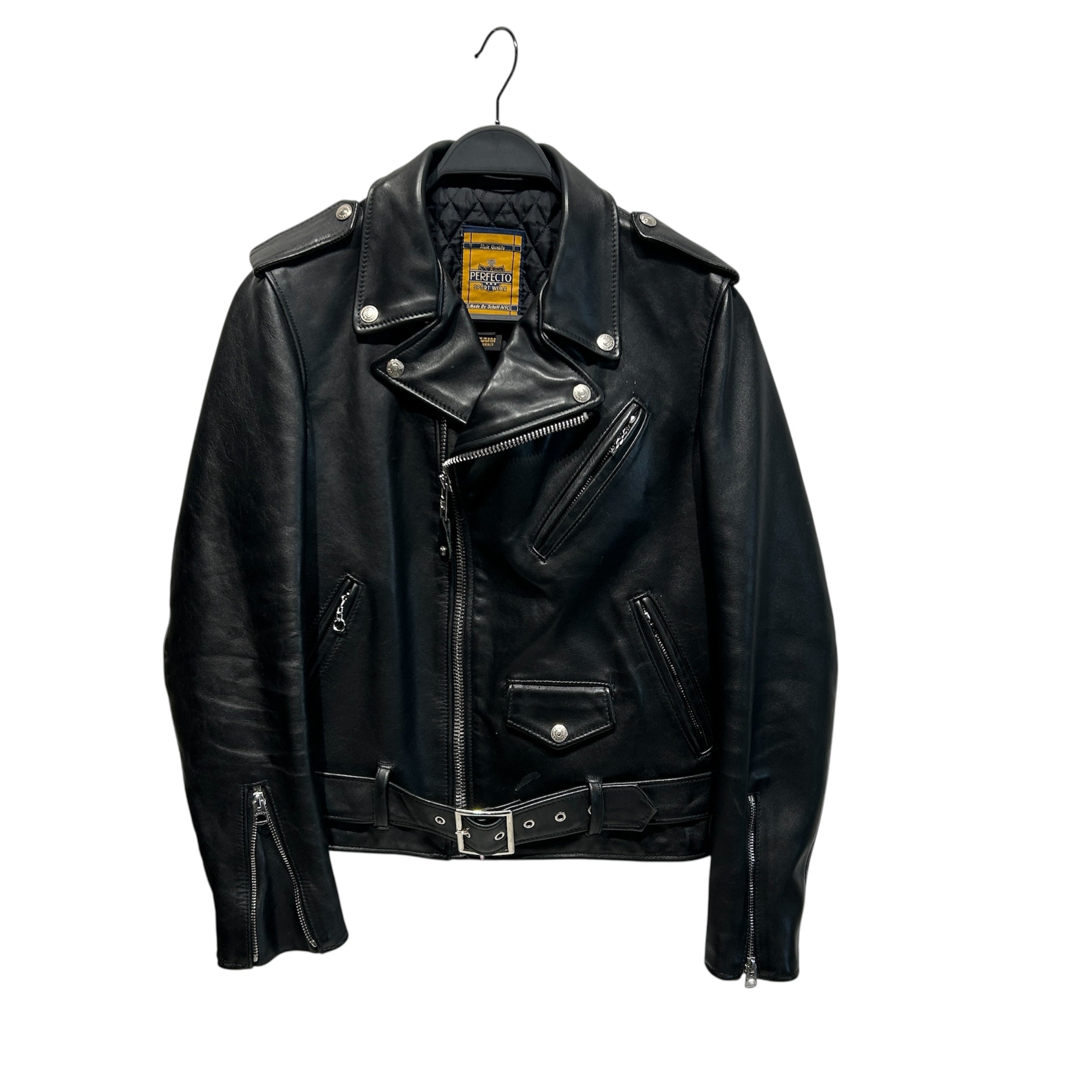 perfecto sportwear/Leather Jkt/L/Leather/BLK/ view 1