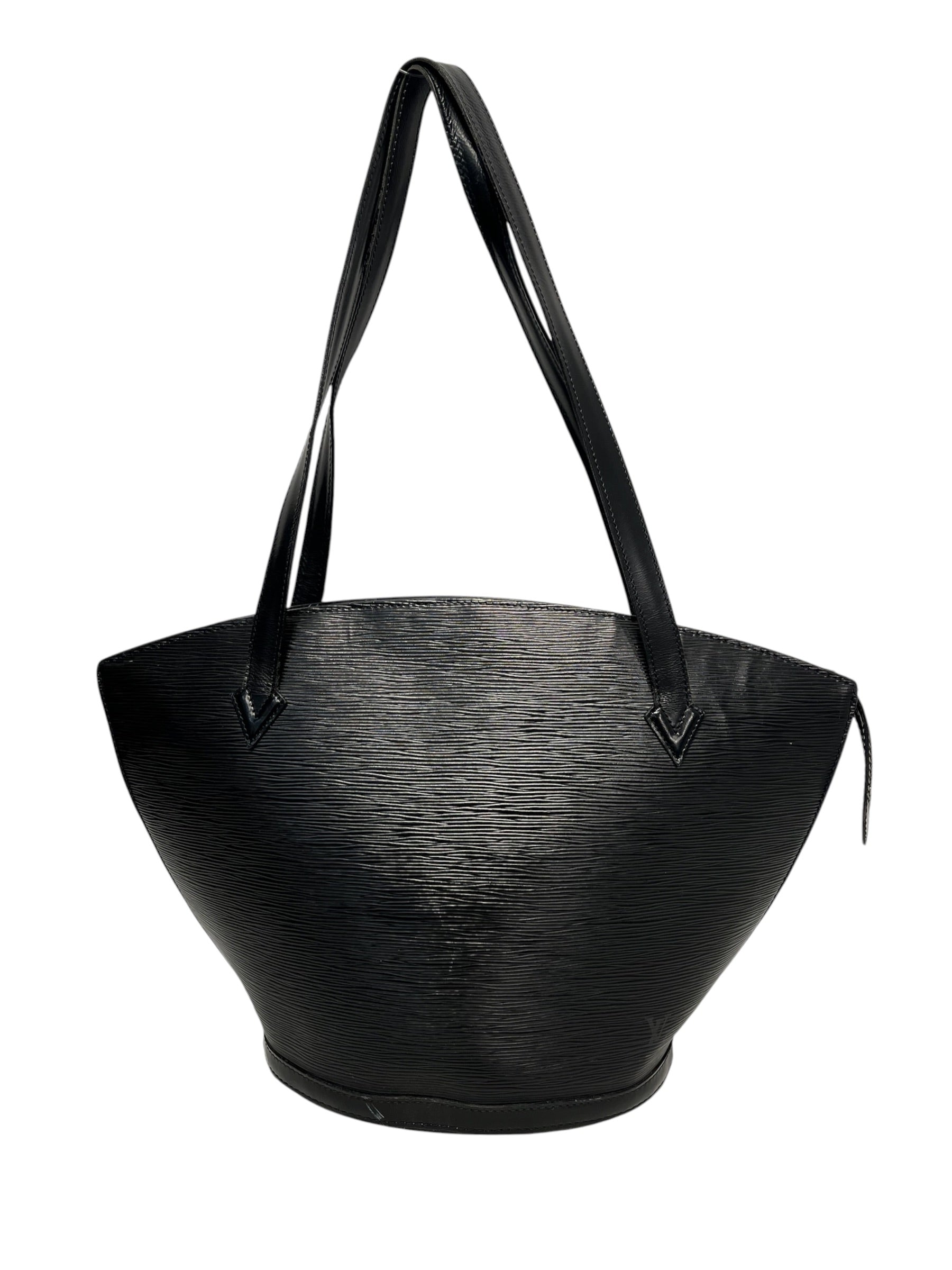 LOUIS VUITTON/Bag/Stripe/BLK/epi leather saint jacques gm view 1