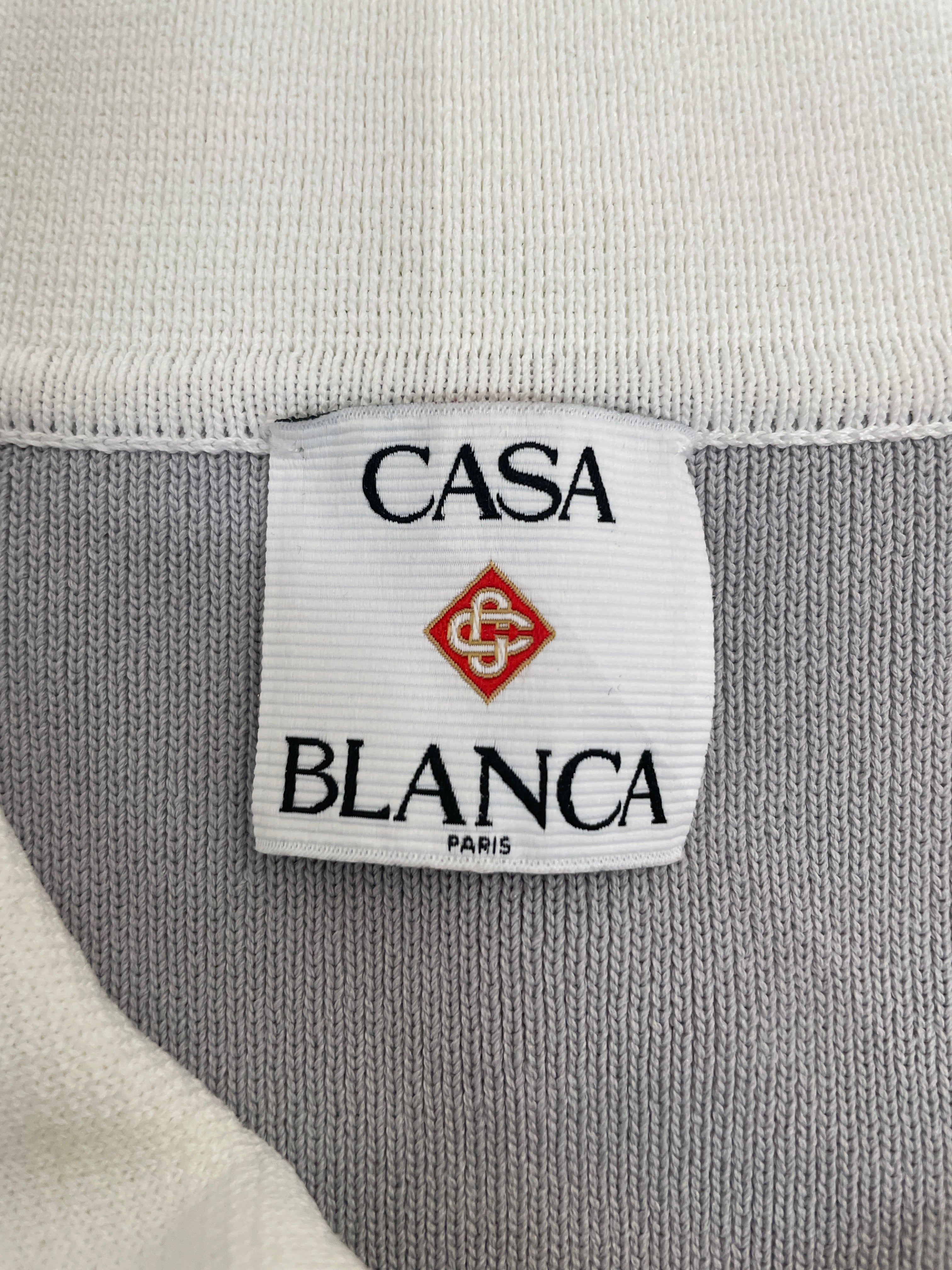 CASABLANCA/T-Shirt/L/Cotton/WHT/TENNIS POLO view 3