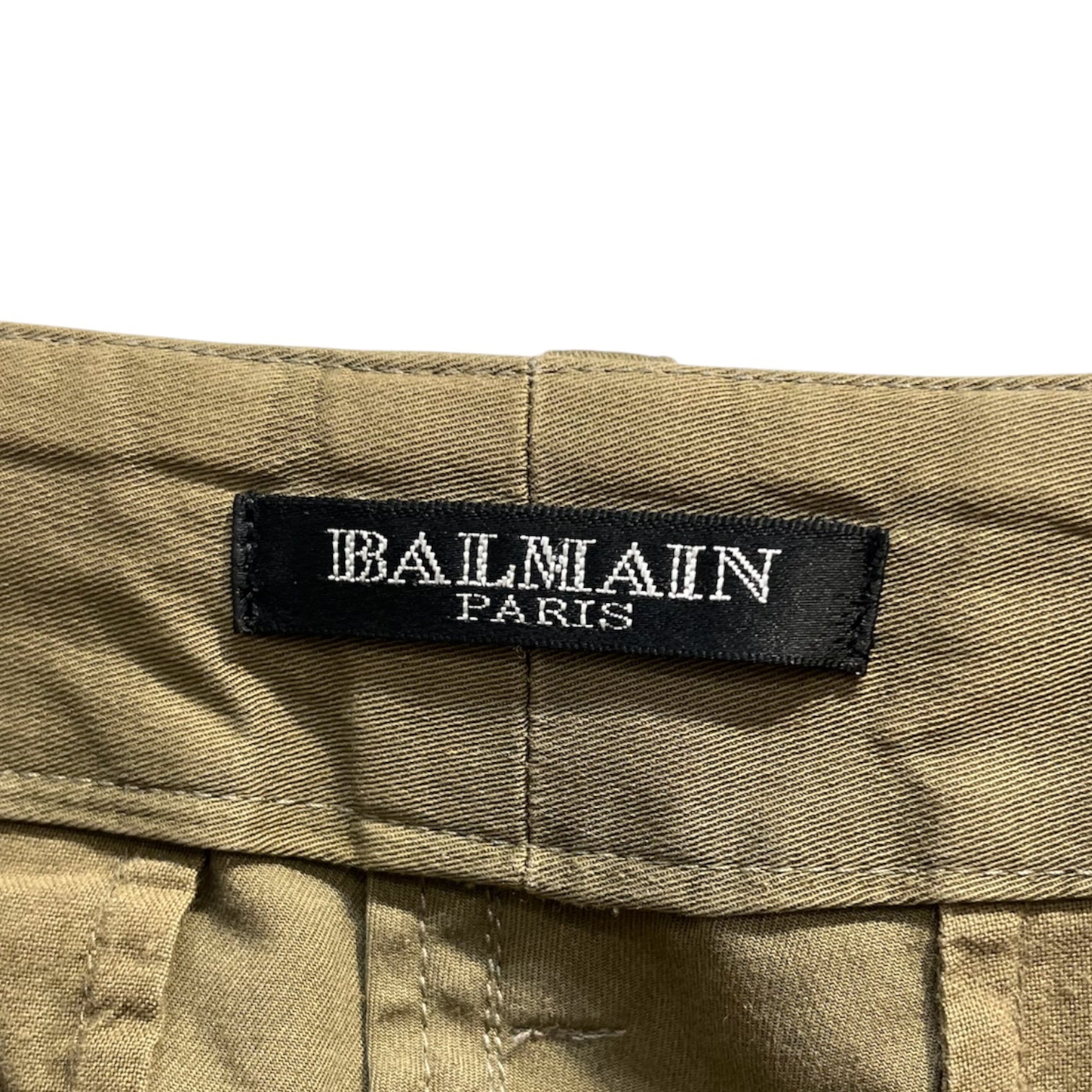 BALMAIN/Bottoms/40/Cotton/GRN/MILITARY CHAINMAIL CARGO view 3