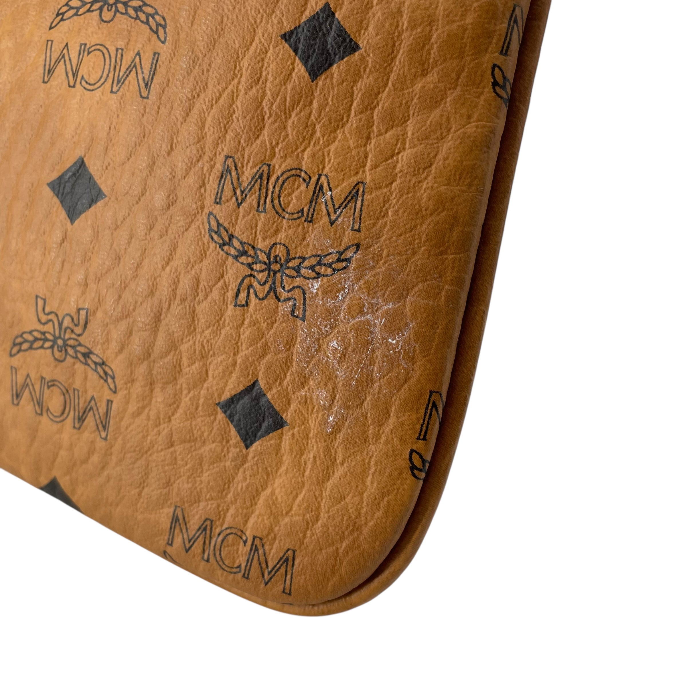 MCM/Pouch/All Over Print/Leather/CML/SHOULDER STRAP BLK MONOGAM view 6