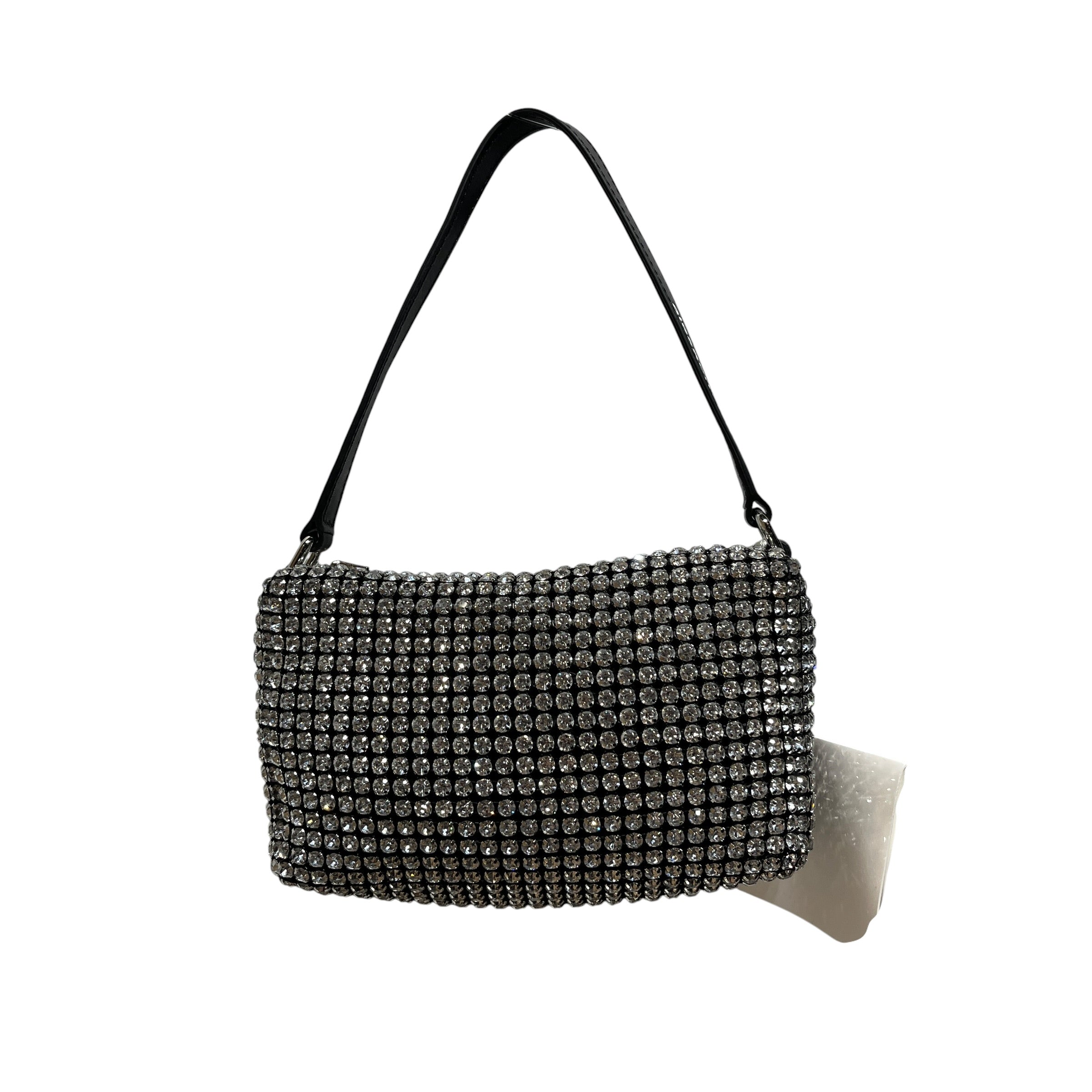 Alexander Wang/Pouch/Leather/SLV/diamond bedazzled pouch view 2