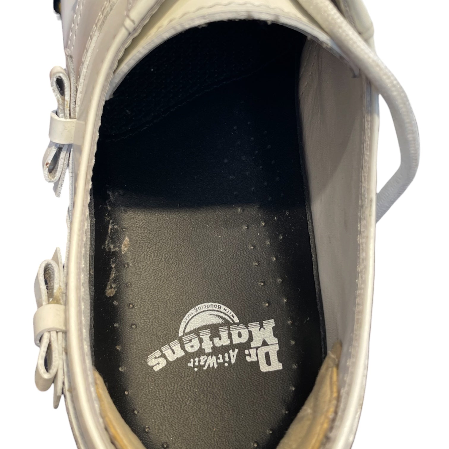 Dr.Martens/Low-Sneakers/US 7/Leather/WHT/doc w/ bows view 3