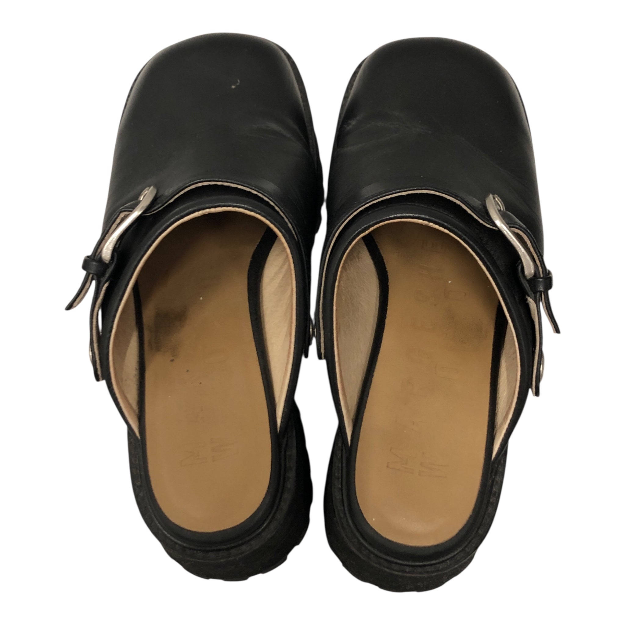 MARGE SHERMAN/Shoes/US 5.5/Leather/BLK/70S CLOGS view 4