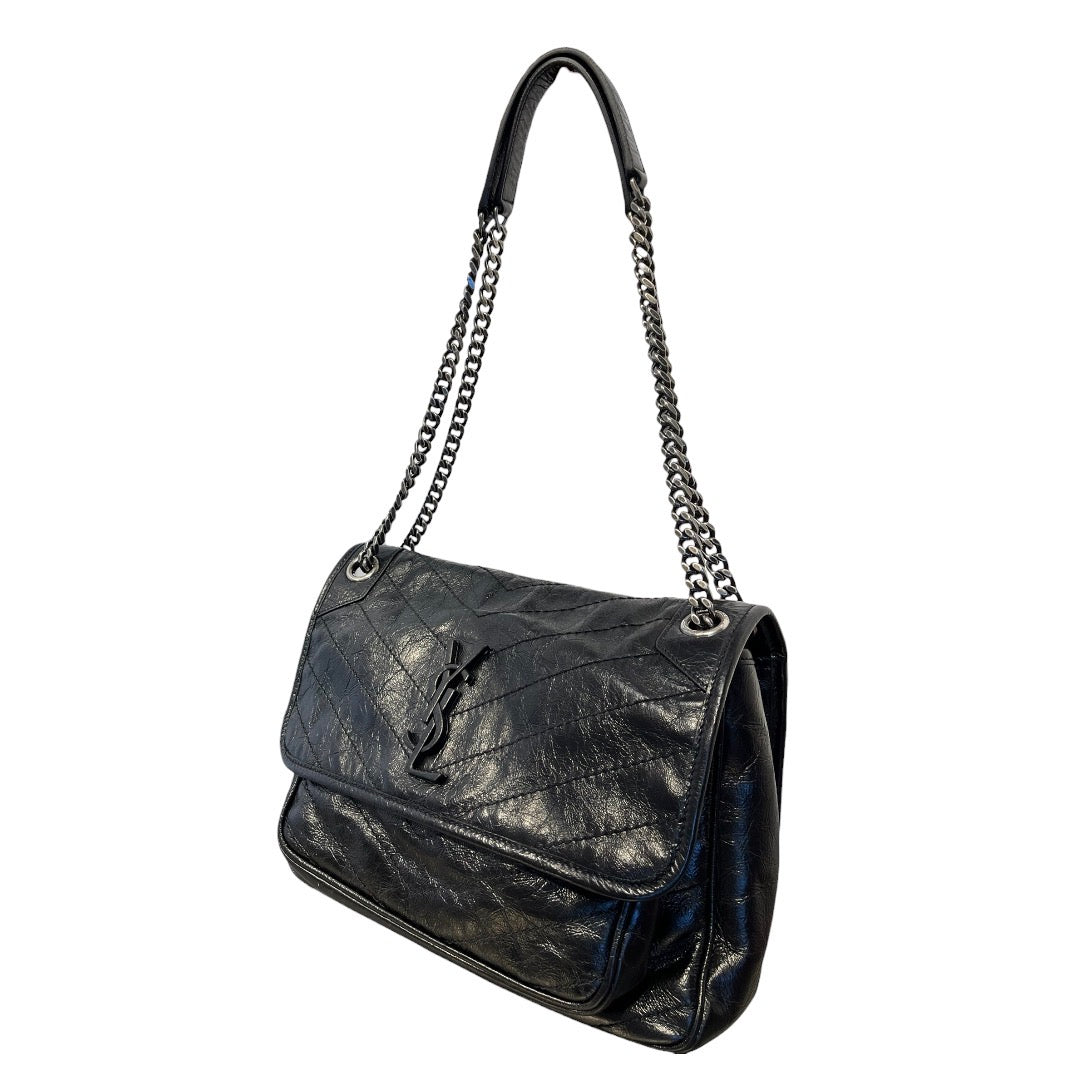 YVES SAINT LAURENT/Cross Body Bag/Leather/BLK/NIKI view 6