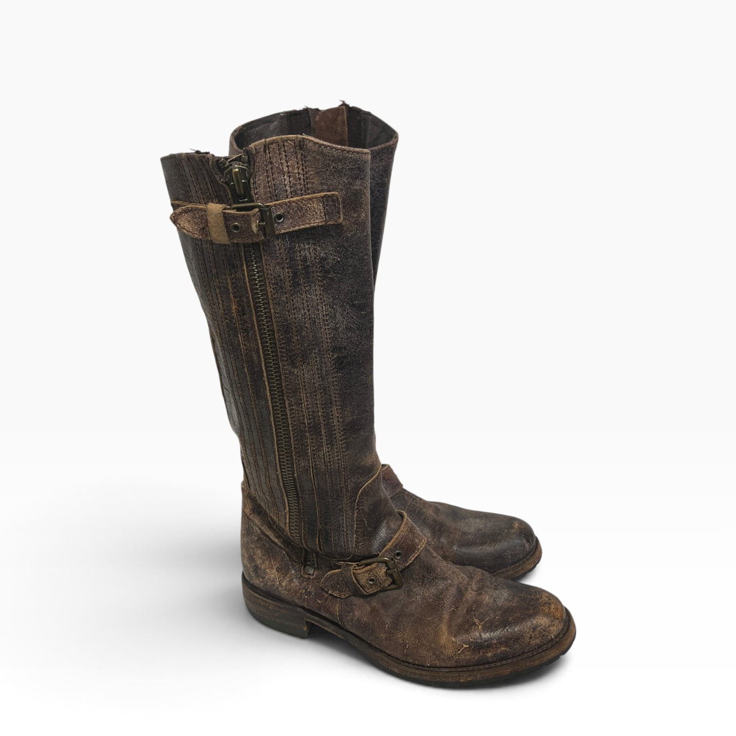SENDRA/Boots/US 8.5/Leather/BRW/5713APB