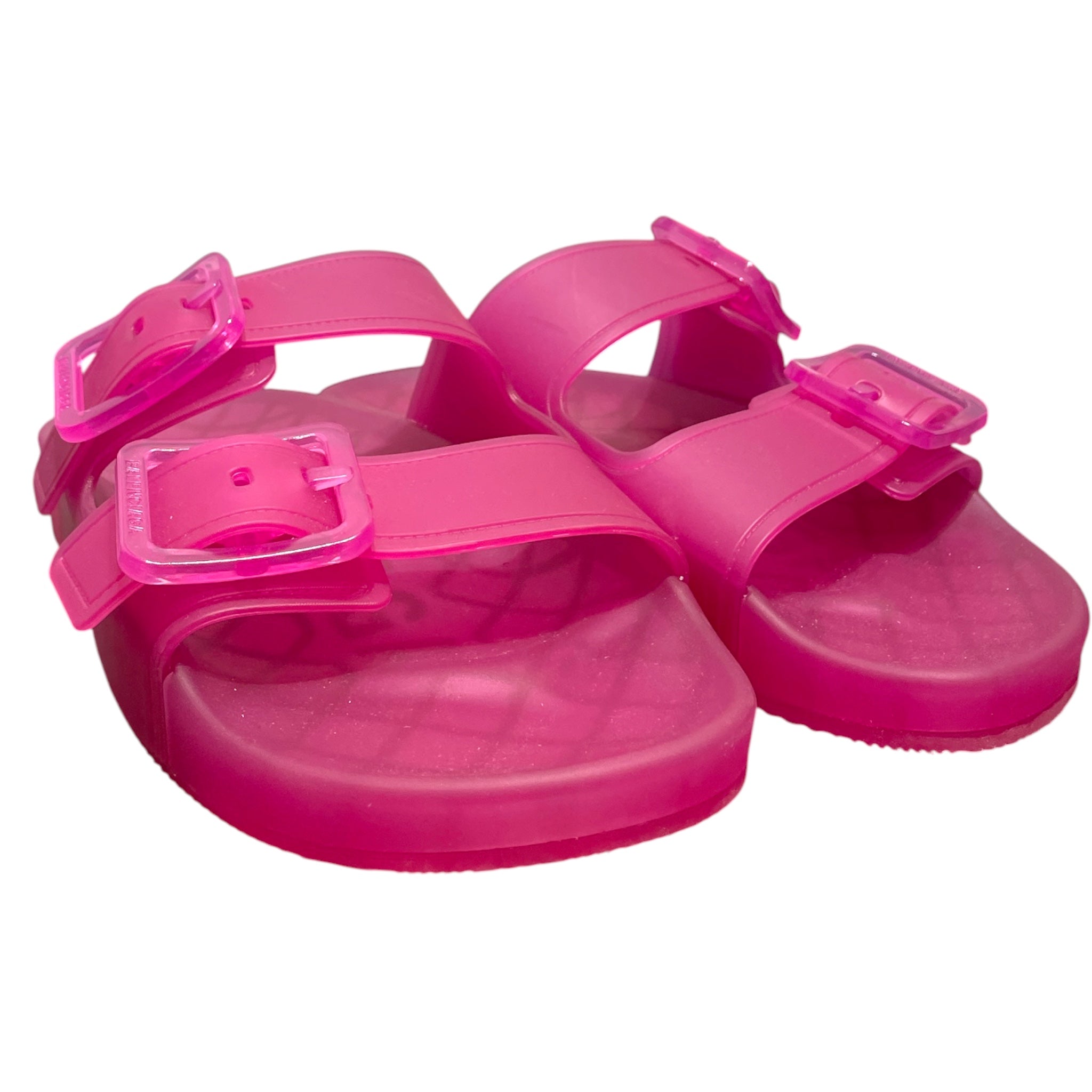 BALENCIAGA/Sandals/EU 38/PNK/Rubber Tech Slides view 1