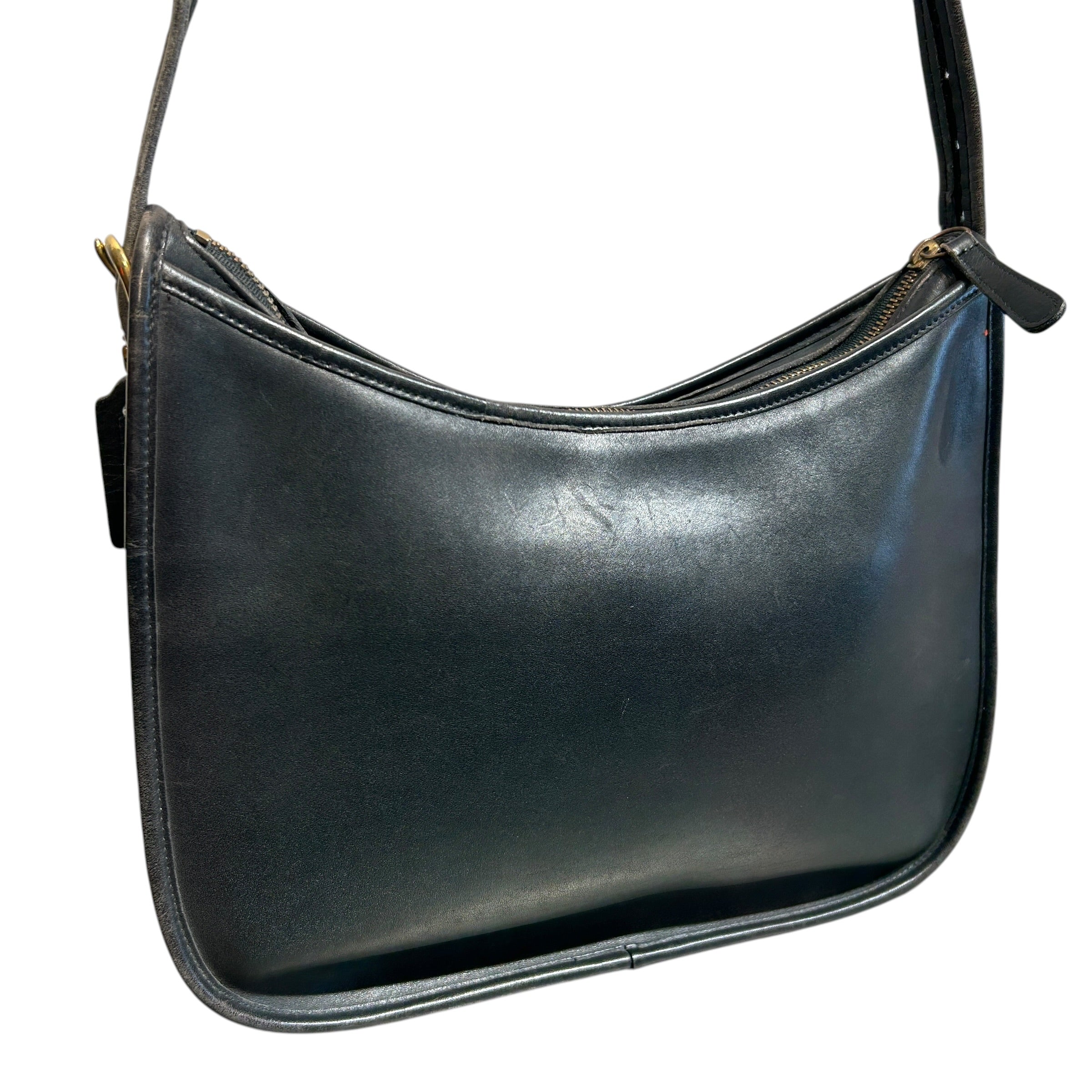 COACH/Hand Bag/Leather/BLK/VTG CLASSIC HOBO view 6