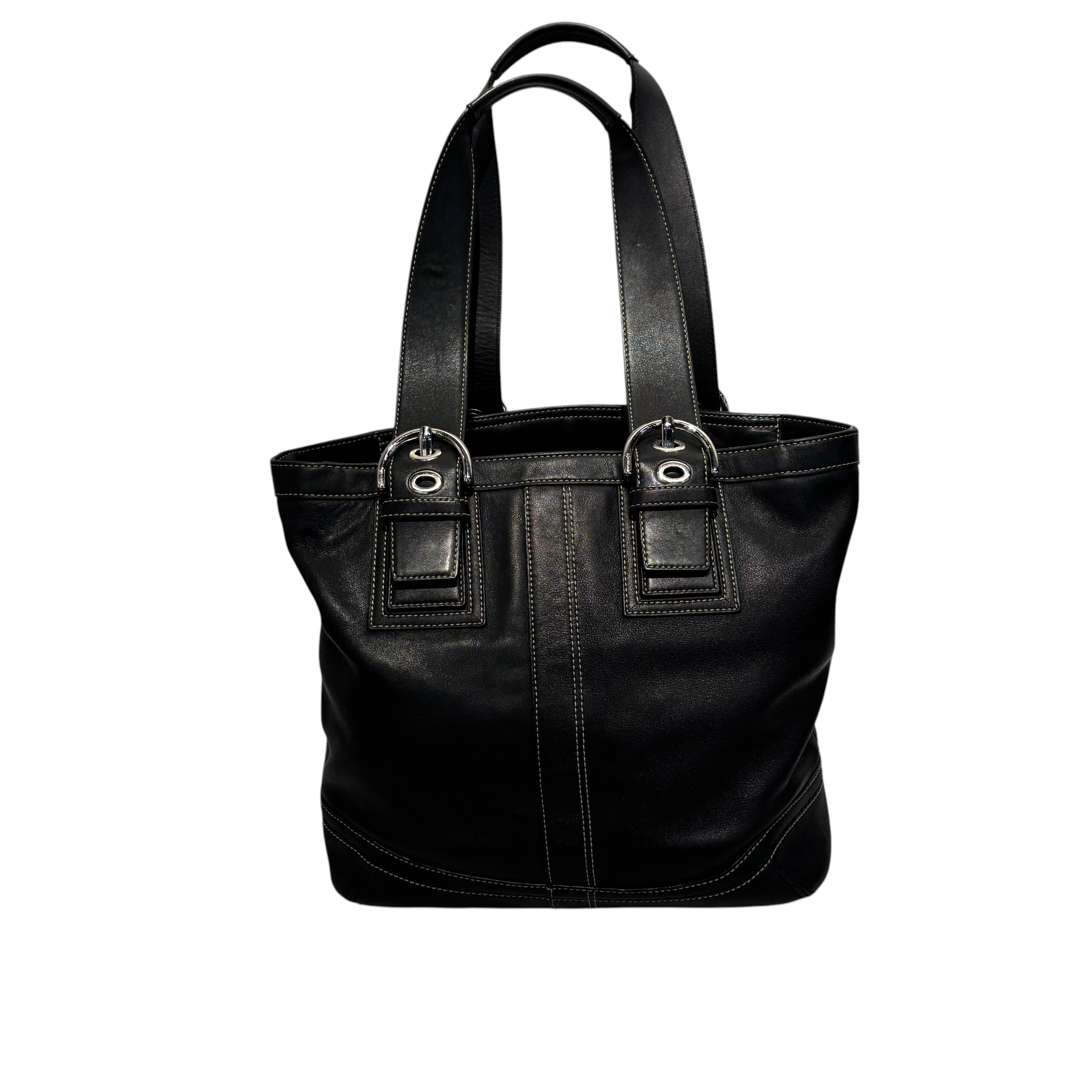 COACH/Hand Bag/Leather/BLK/LARGE SOHO BAG view 2