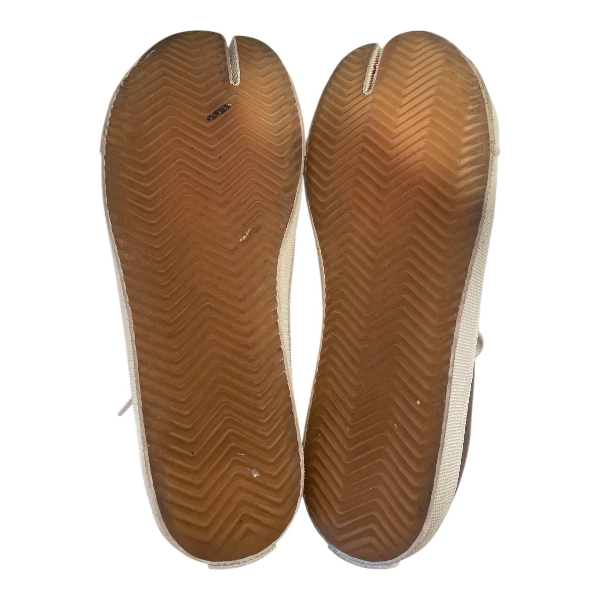 Martin Margiela/Low-Sneakers/EU 41/Suede/BEG/felt tabi sneakers view 4