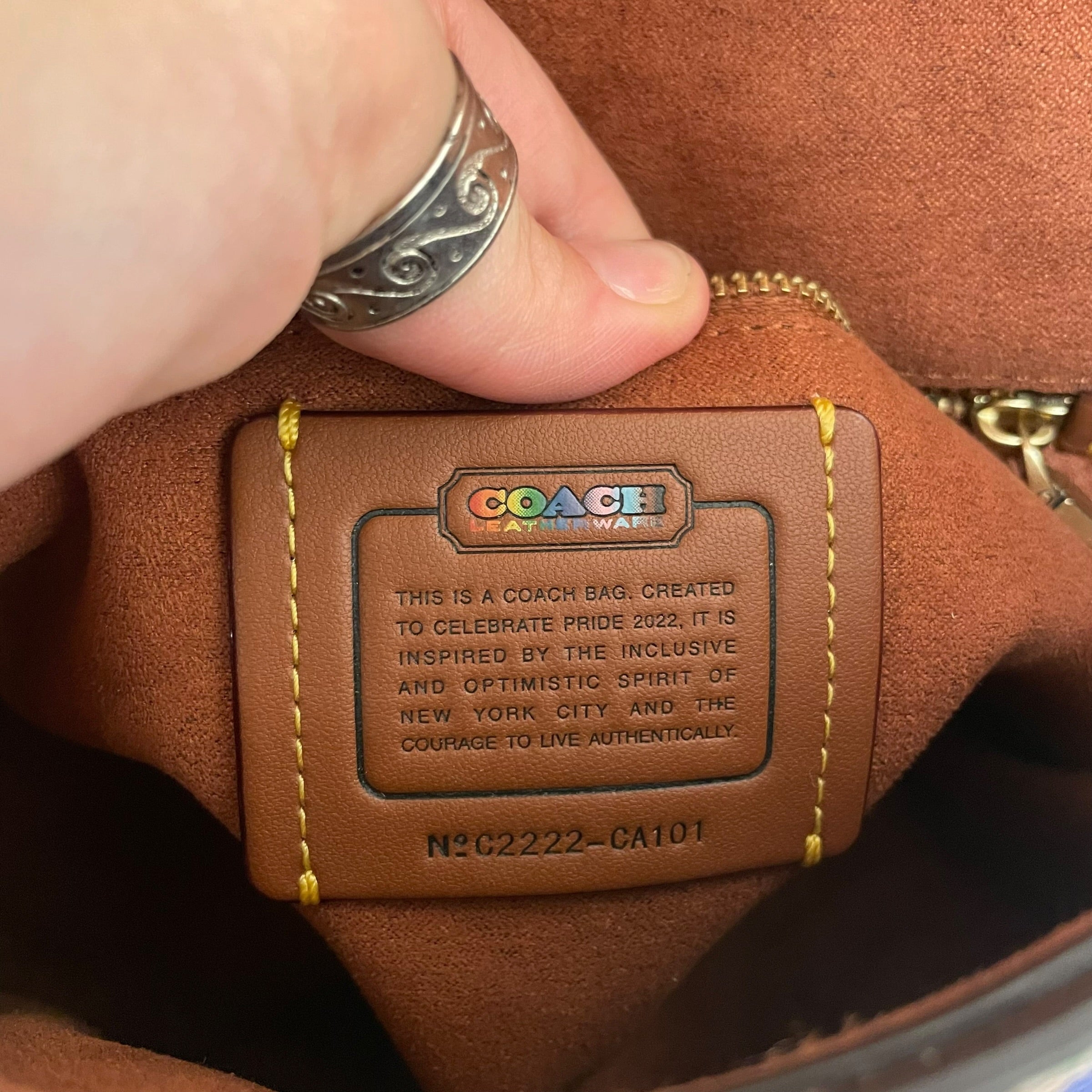 COACH/Cross Body Bag/Monogram/Leather/MLT/ca101 pride collection view 5
