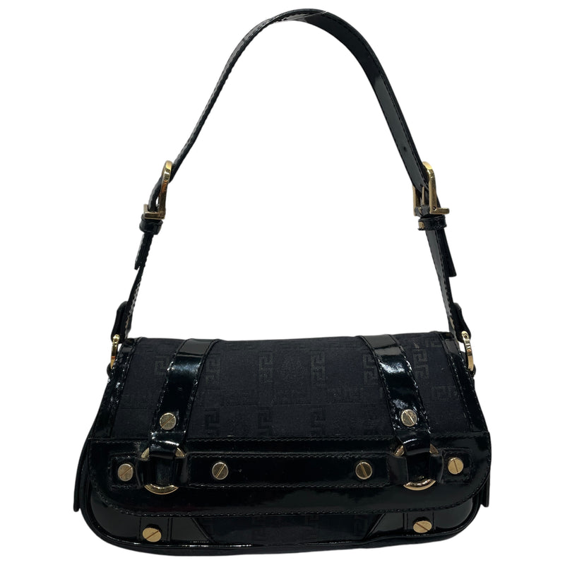 VERSACE/Cross Body Bag/Monogram/BLK/