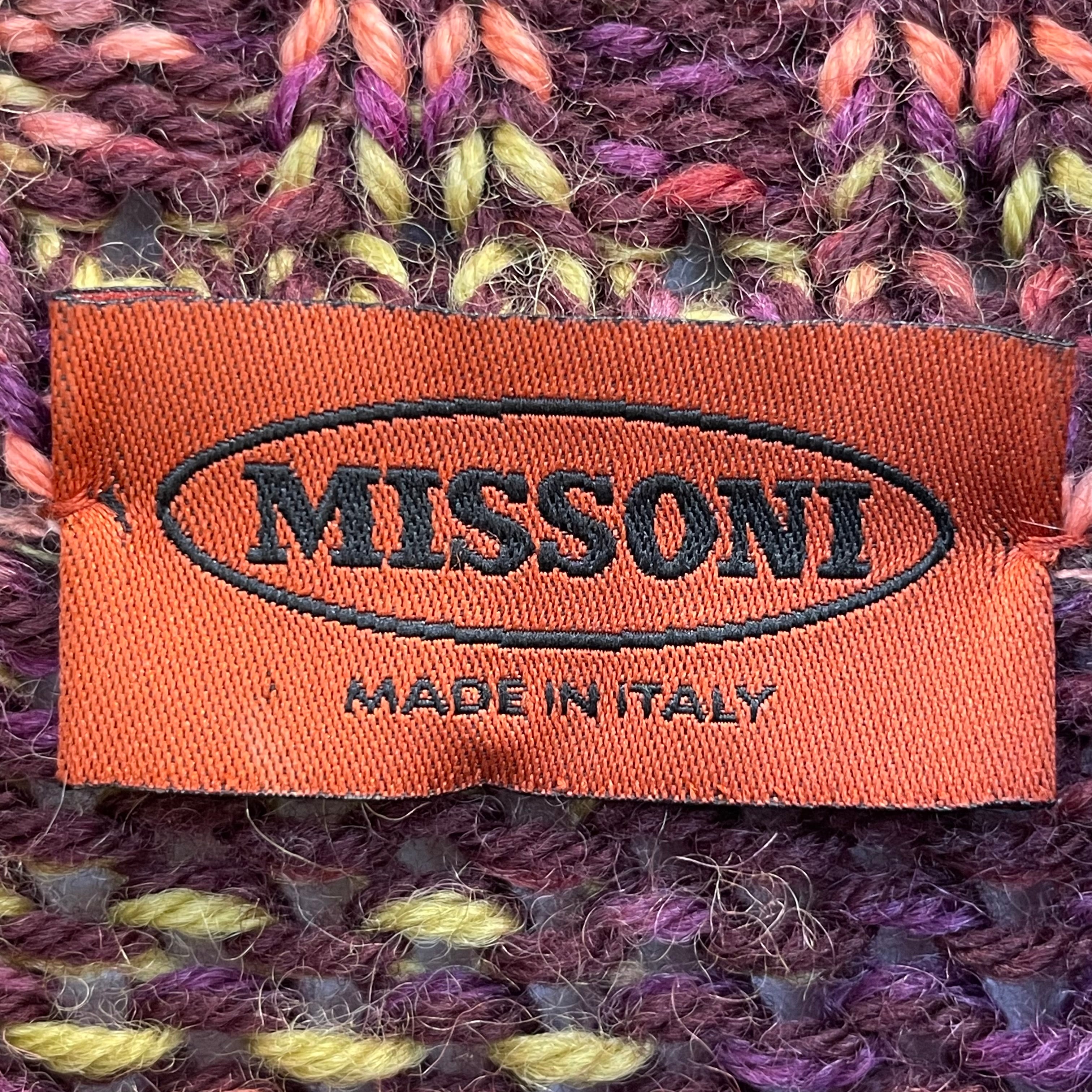 MISSONI/Sweater/XL/Wool/MLT/purp/pnk/grn view 5