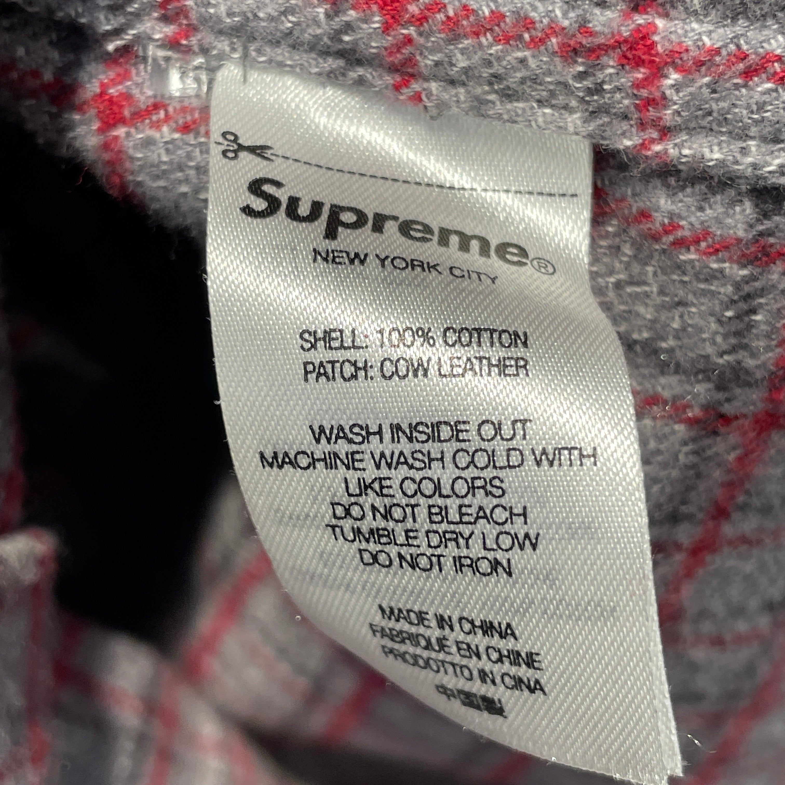 Supreme/UNDERCOVER/SS Shirt/XL/Cotton/GRY/Plaid/RED/ view 4