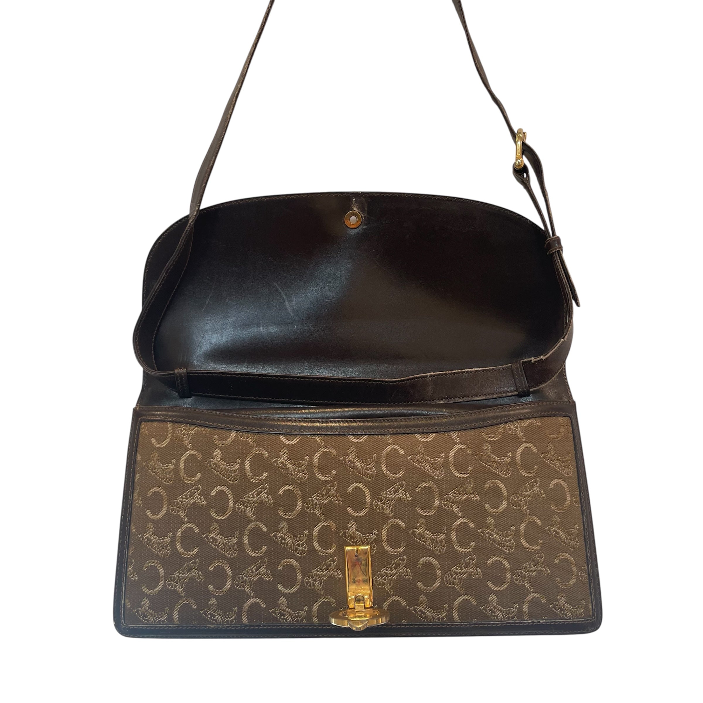 CELINE/Hand Bag/Monogram/IVR/macadam canvas view 4