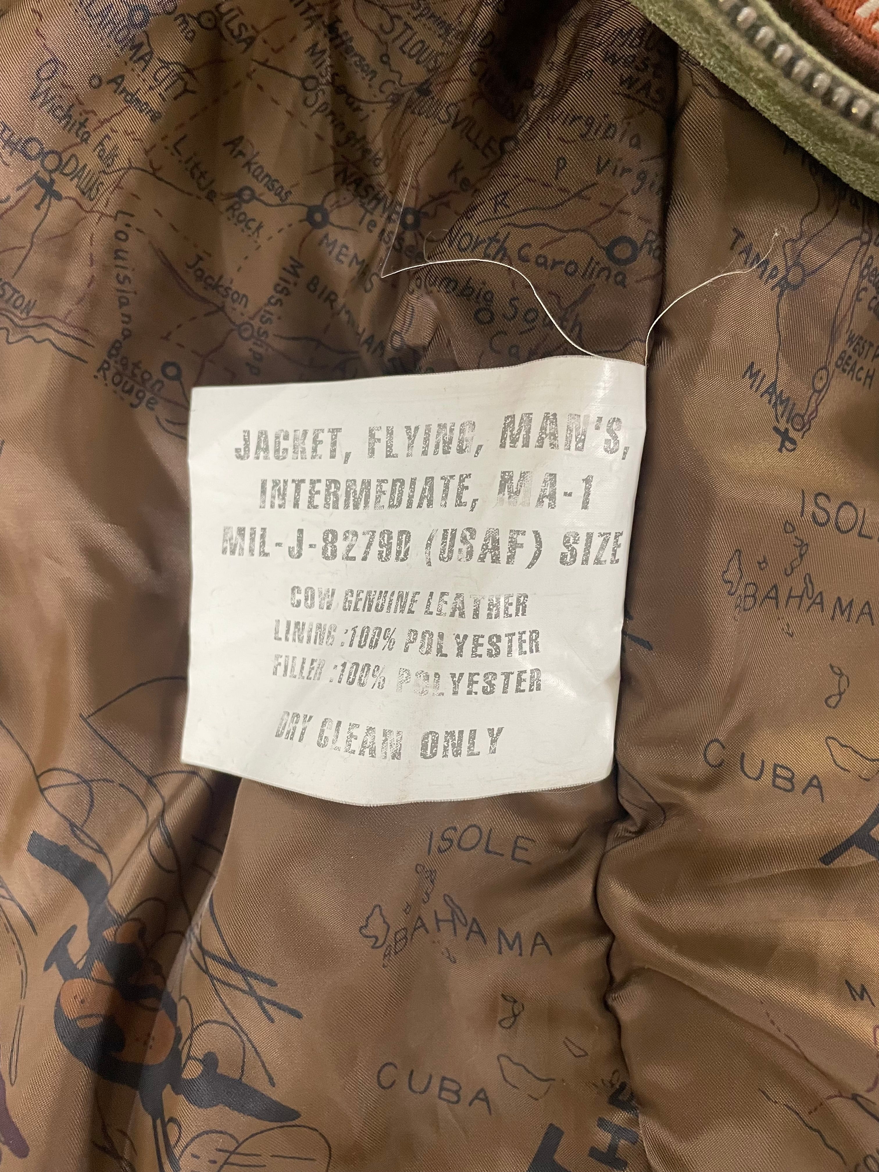 THE OLD FLYING FORCE /Flight Jkt/XXXL/Leather/KHK/BARE FOX view 6