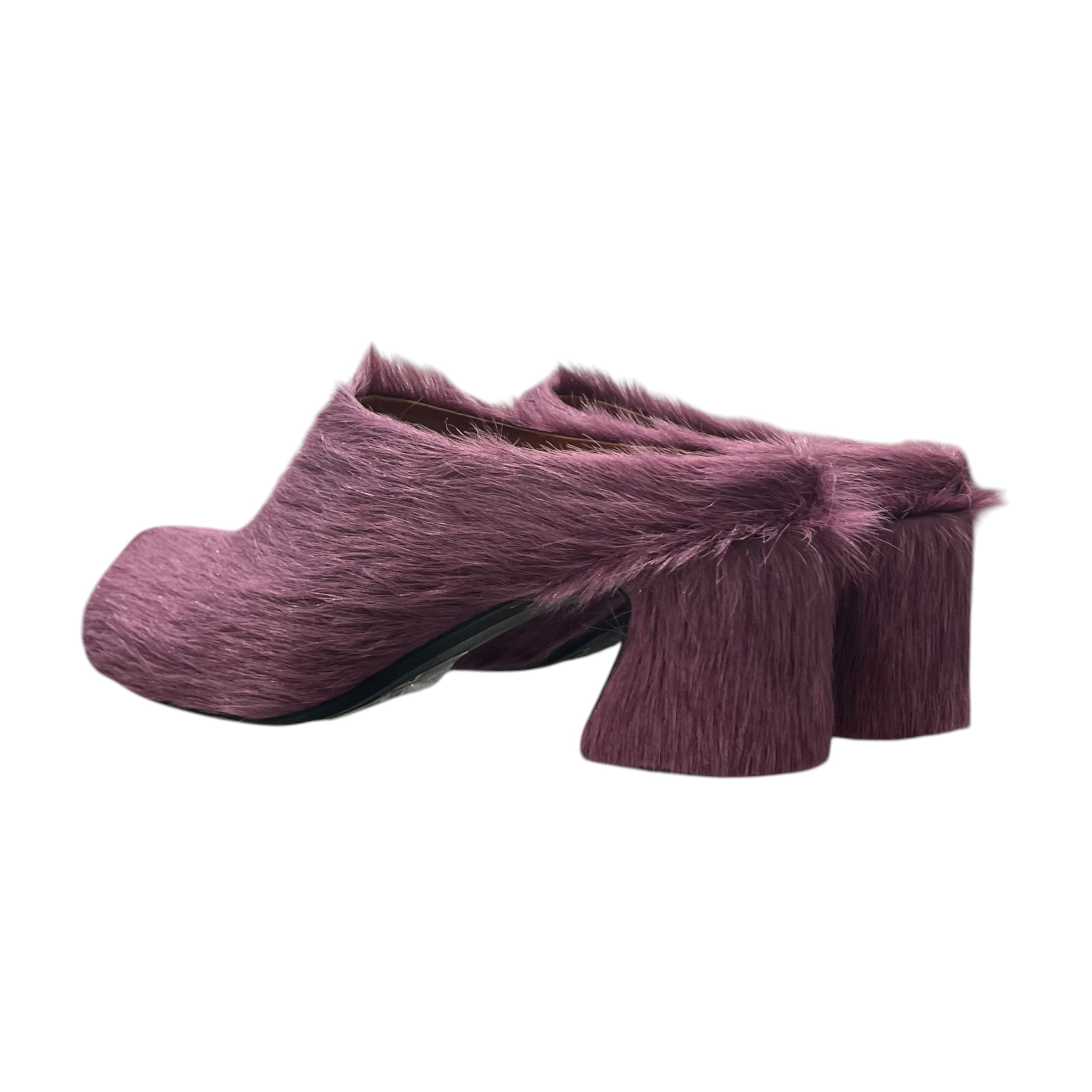 MARNI/Heels/EU 37/Fake Fur/PPL/SABOT PONY HAIR view 2