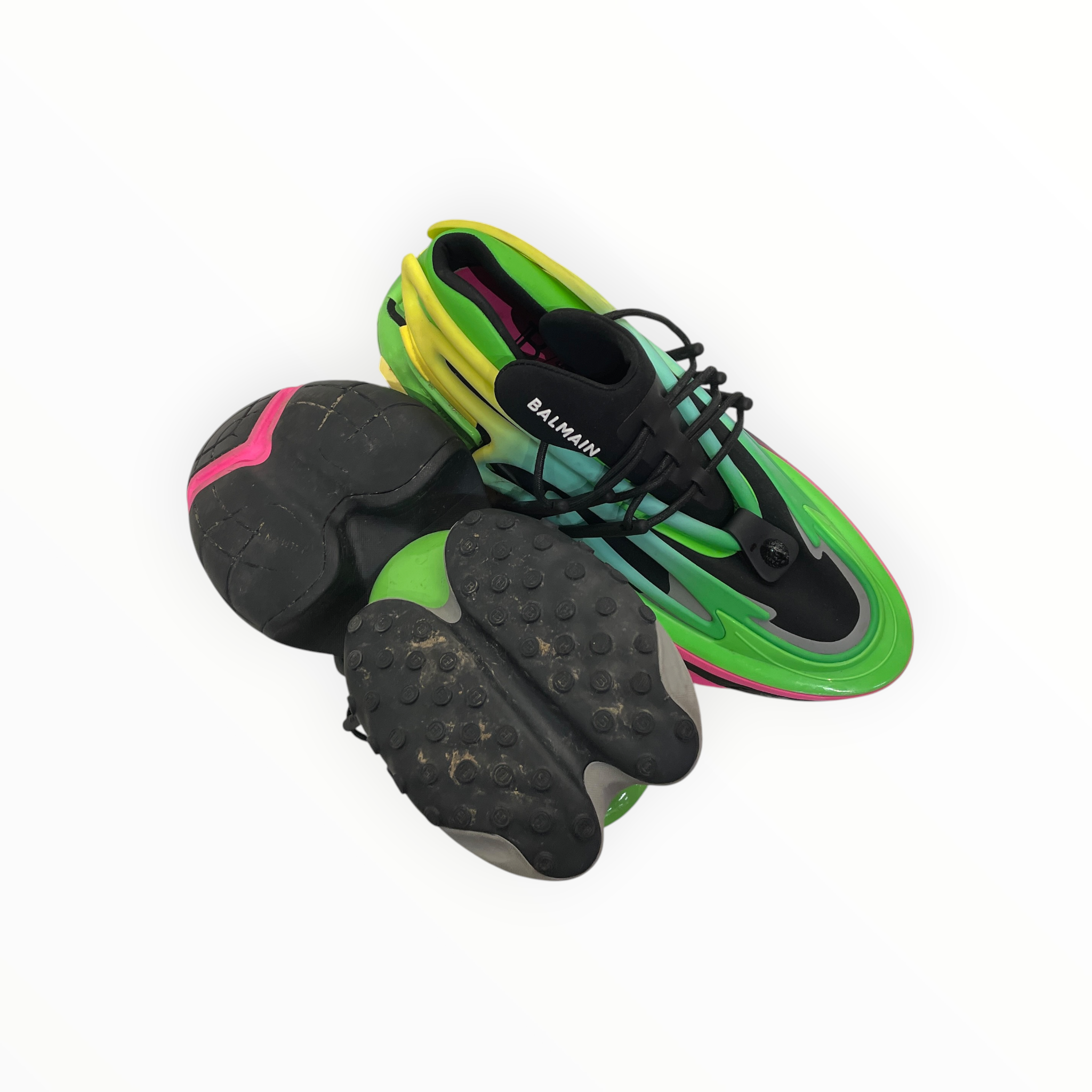 BALMAIN/Low-Sneakers/US 9/Leather/GRN/Unicorn view 4