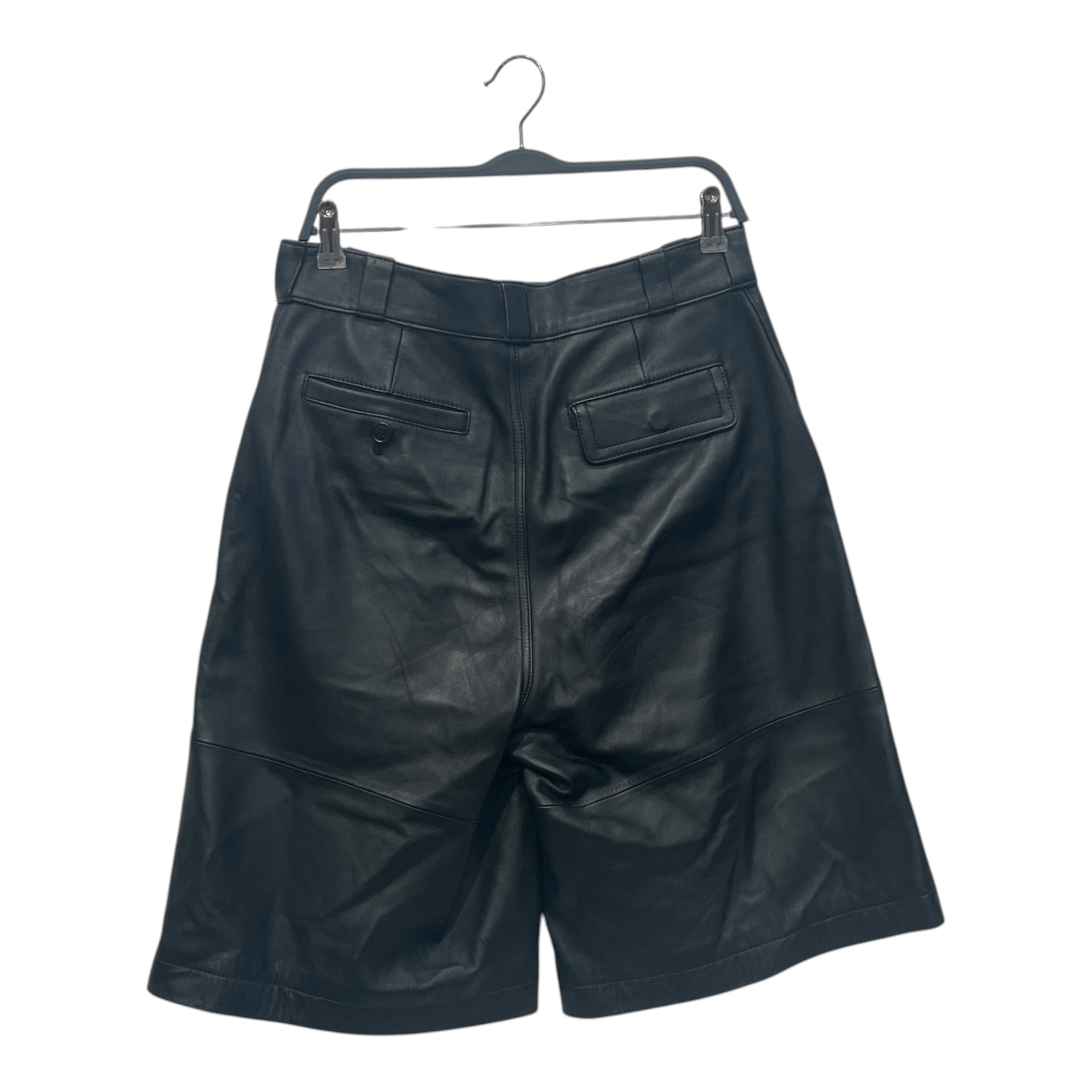 COACH/Shorts/S/Leather/BLK/BELT LOOP RING SHORT view 2