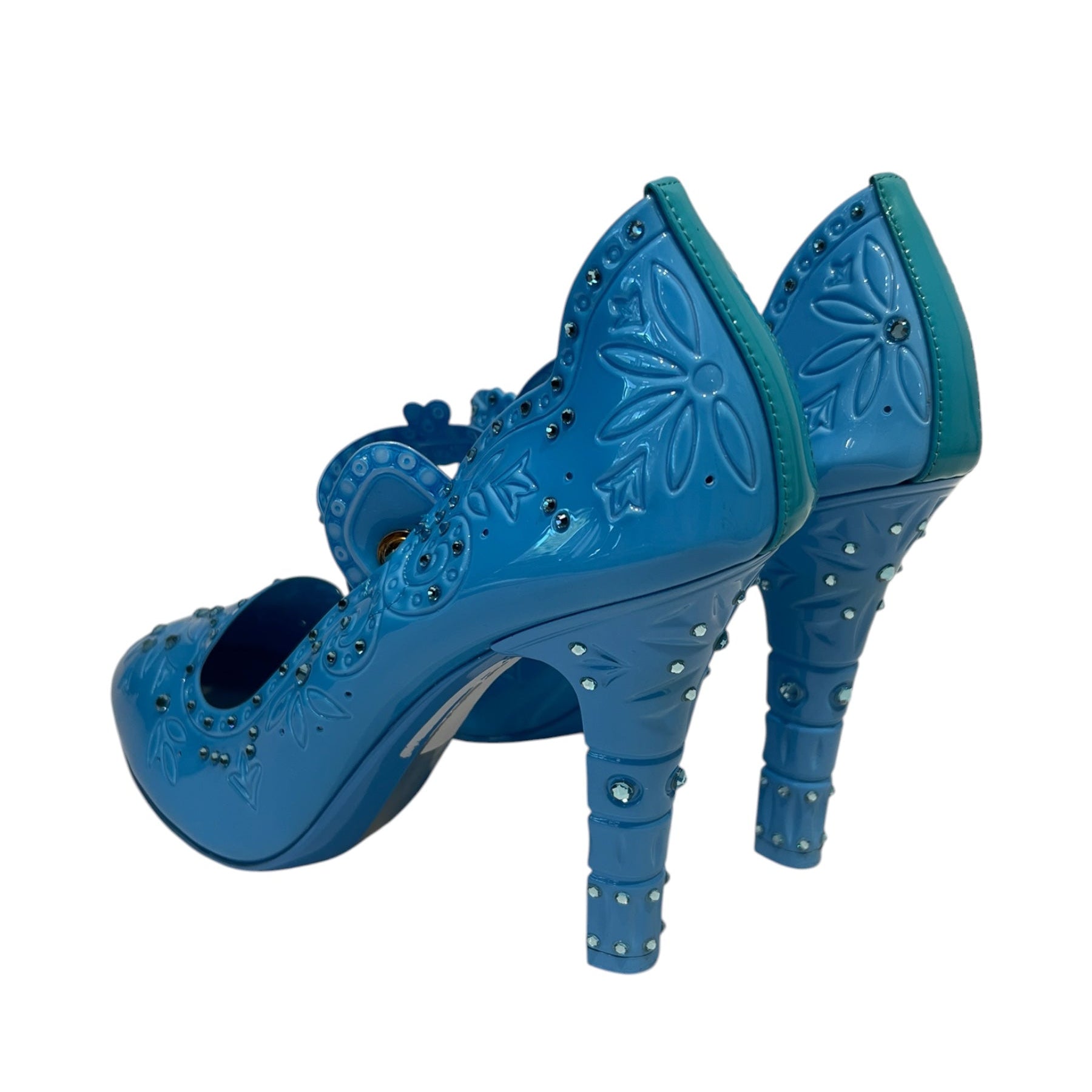 DOLCE&GABBANA/Heels/BLU/PVCCINDERELLAHEELS view 2