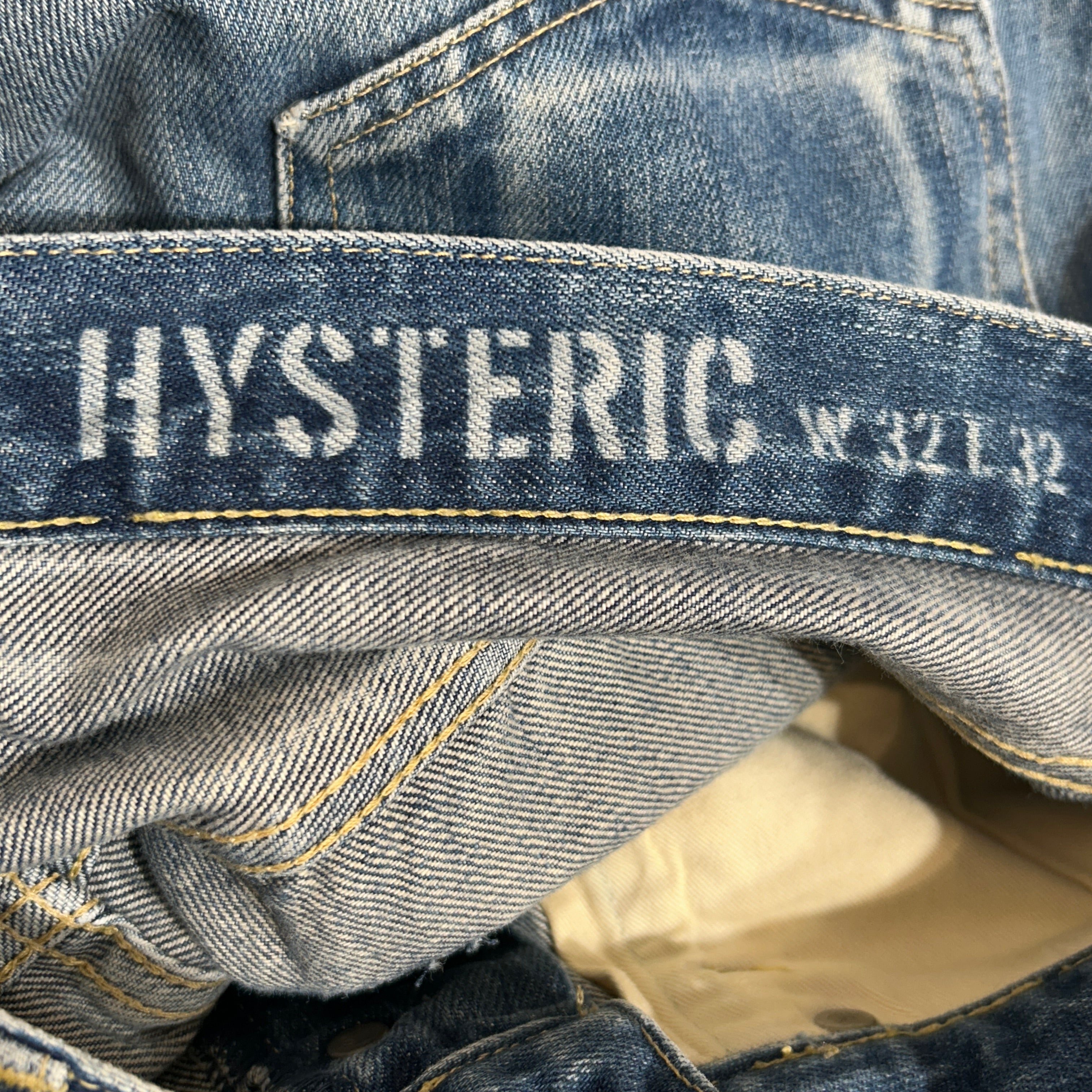 HYSTERIC GLAMOUR/Pants/32/Cotton/IDG/Studs Right Pocket view 3