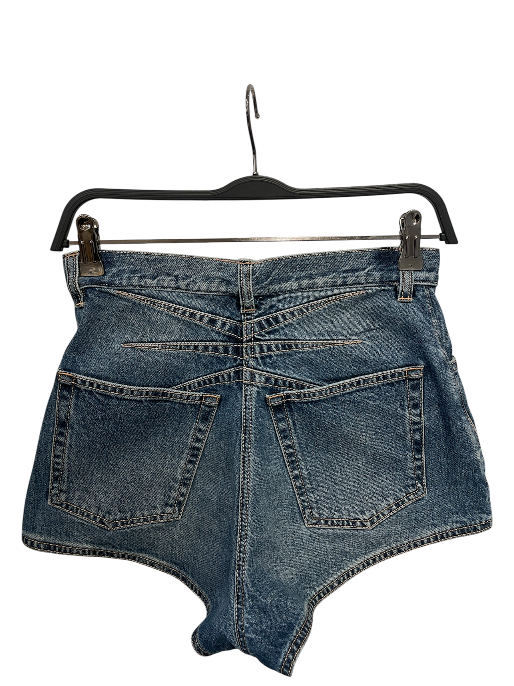 ALAIA/Shorts/M/Cotton/BLU/ALAIA HIGH WAISTED SHORTS view 2