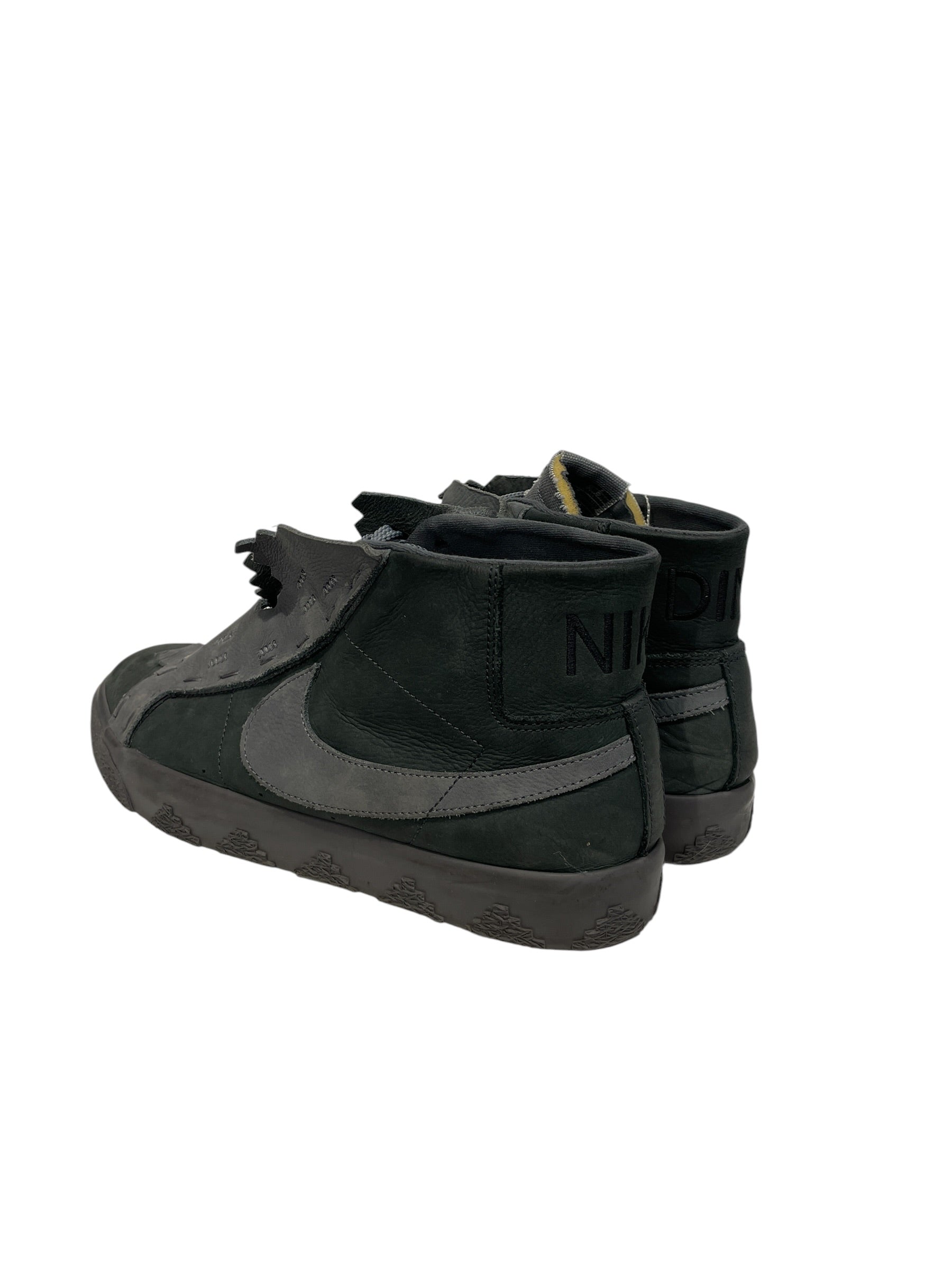 NIKE/Hi-Sneakers/US 11/Suede/GRY/NIKE SB ZOOM BLAZER MID view 3